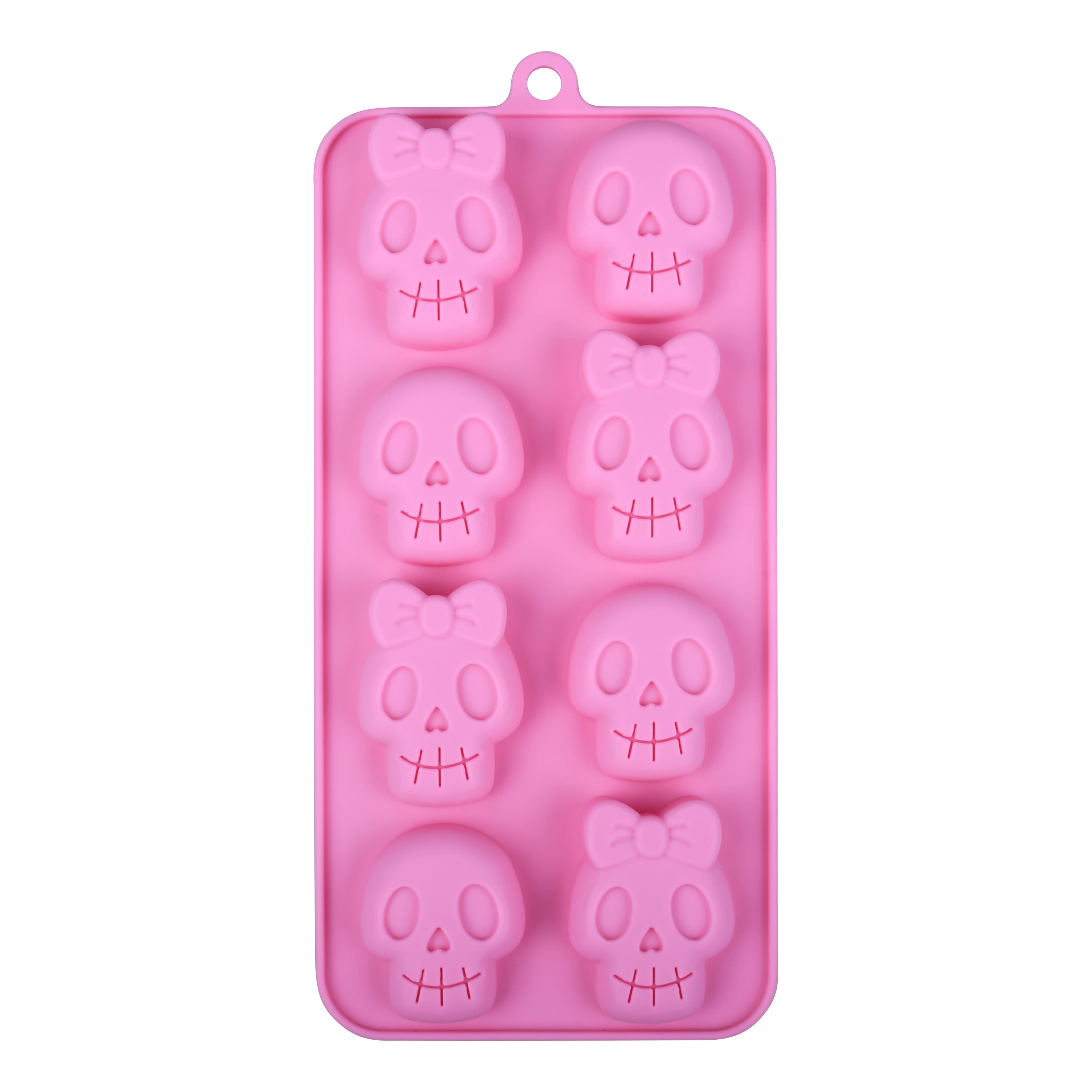 Sweet &#x26; Spooky Skull Silicone Candy Mold by Makery&#x2122;