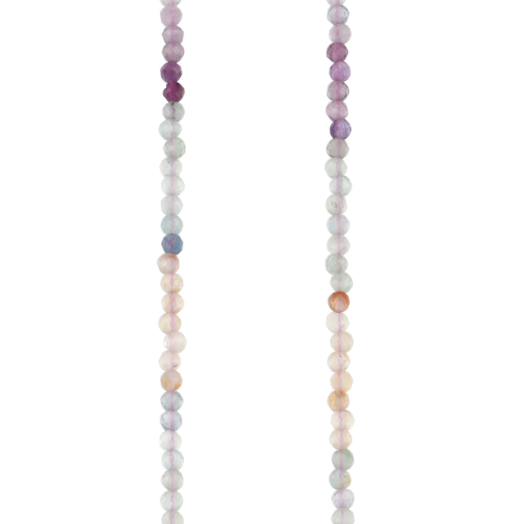 6 Pack: Ombre Fluorite Faceted Round Beads, 2mm by Bead Landing™