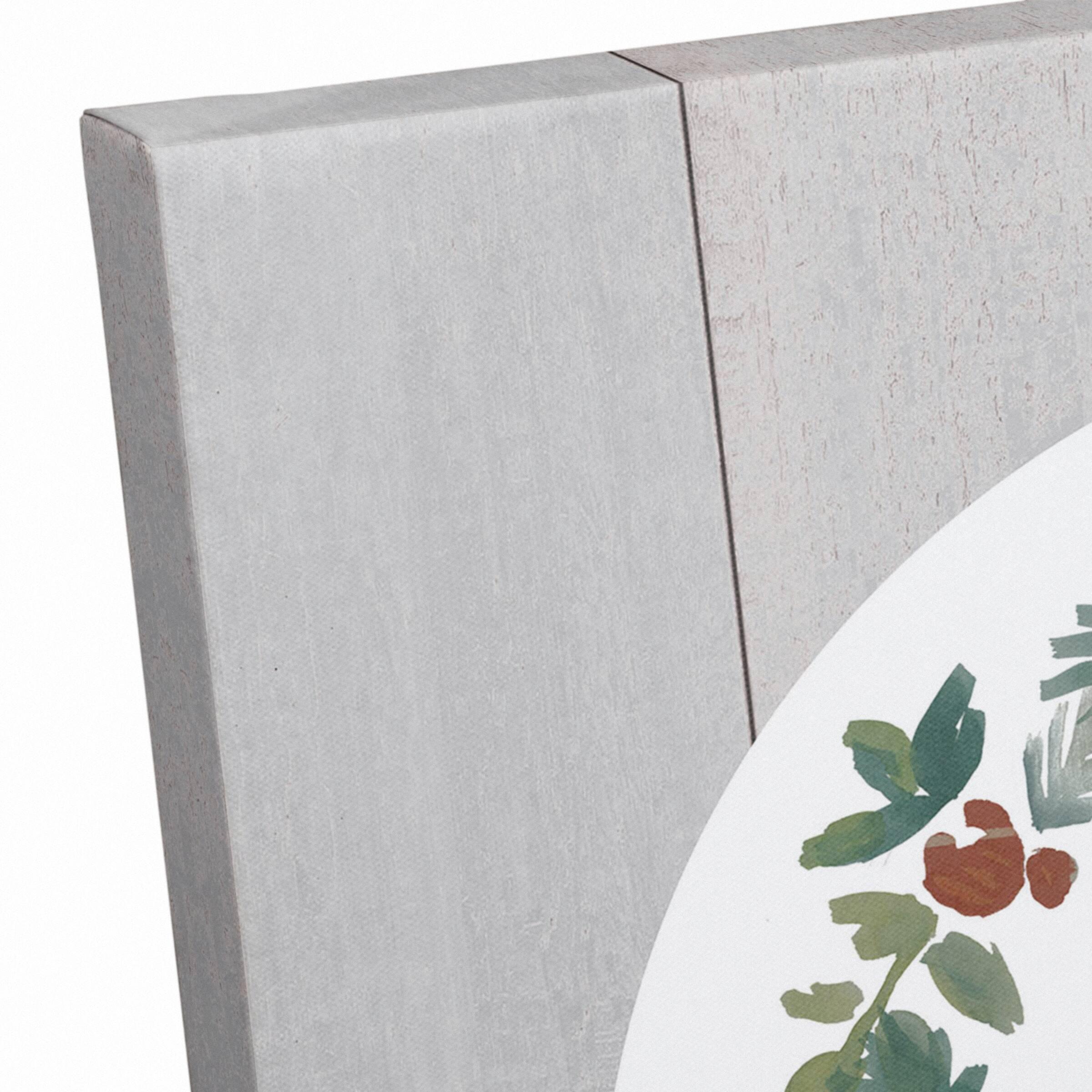 Christmas Wreath Canvas Wall Art