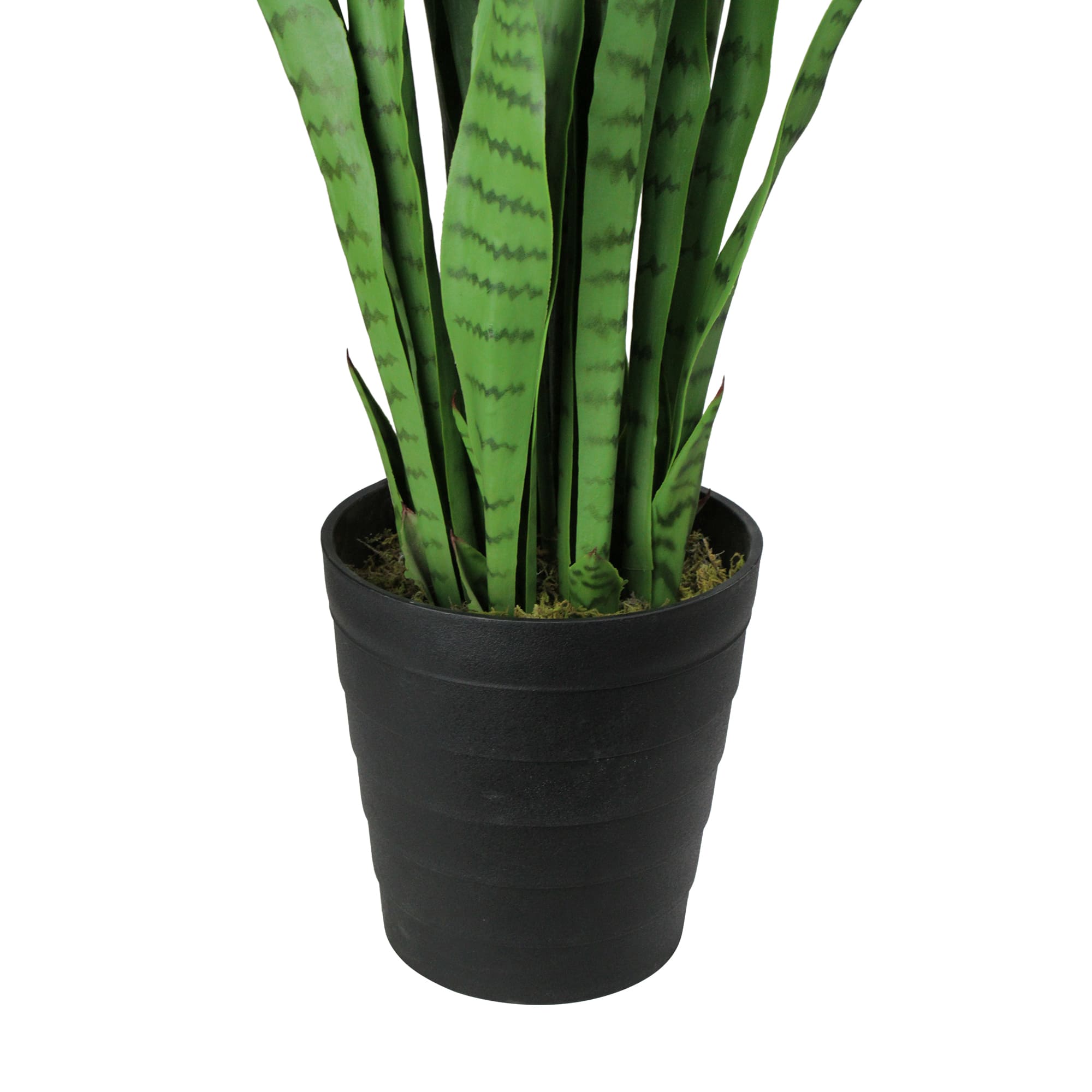 3ft. Potted TwoTone Green Artificial Snake Plant Michaels