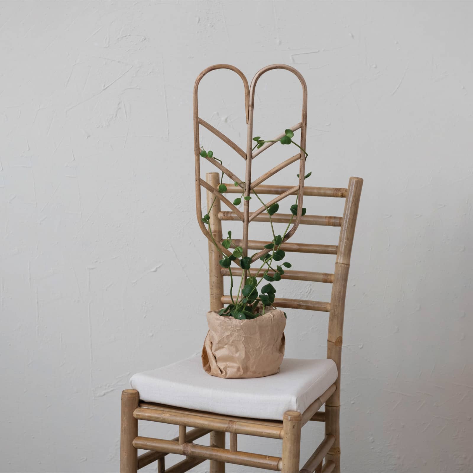 Hello Honey® 27.5" Natural Handmade Rattan Trellis
