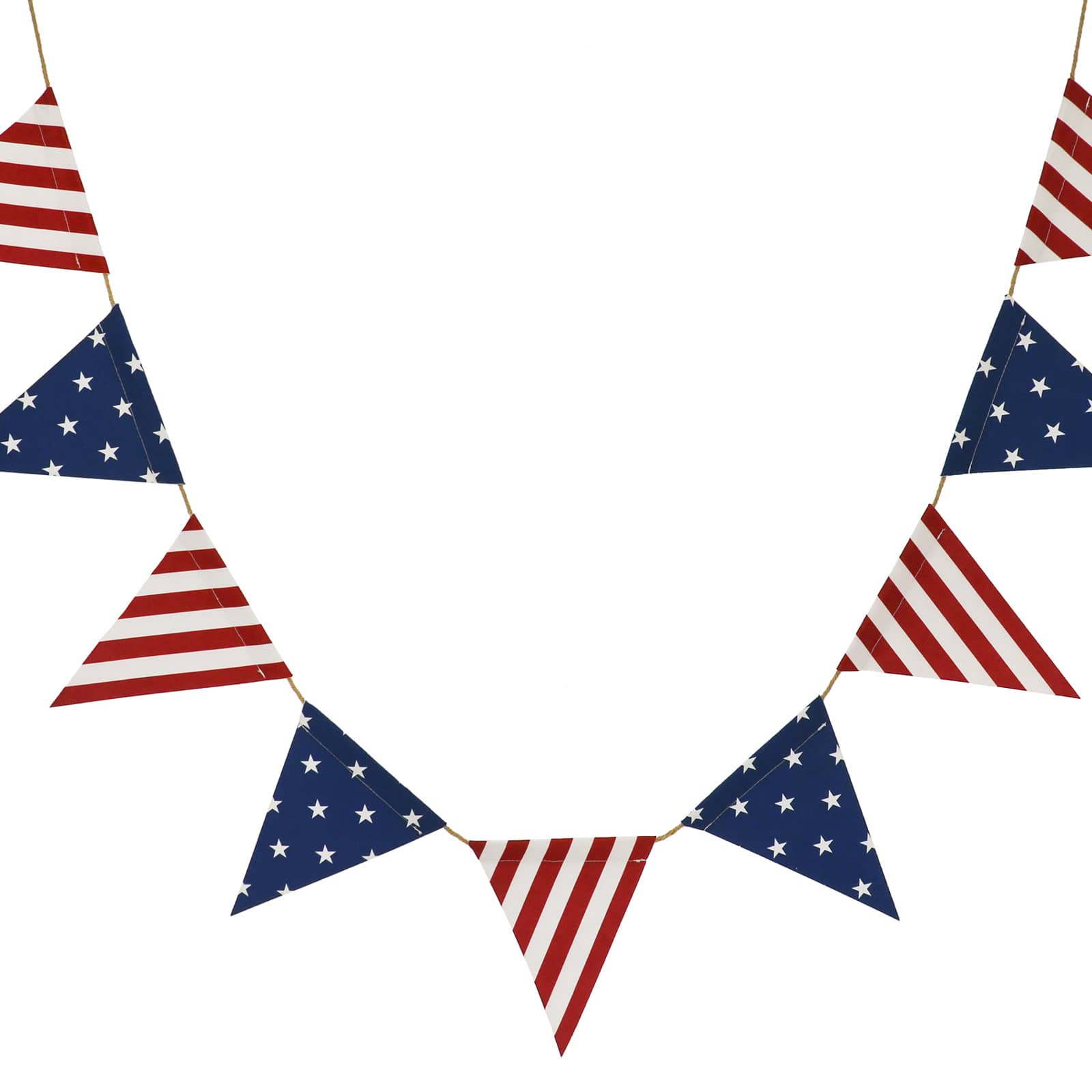 6ft. Red, White &#x26; Blue Pennant Garland by Celebrate It&#x2122;