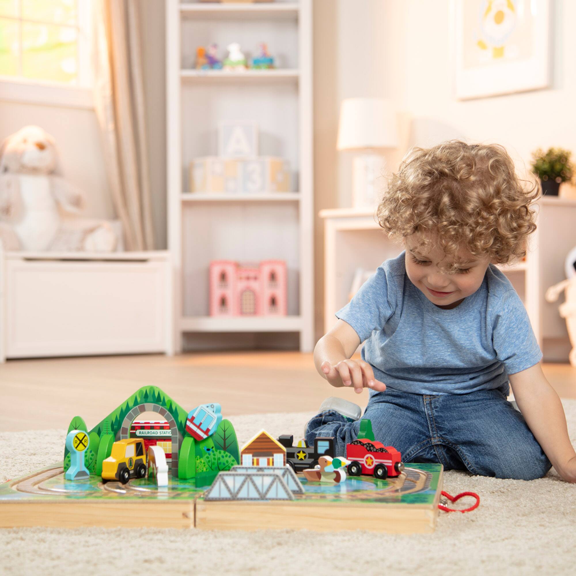 Melissa &#x26; Doug&#xAE; Take-Along Railroad