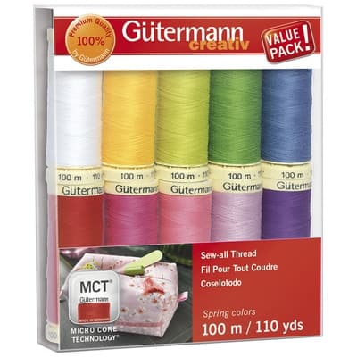 Gütermann Pastels Sew-All Polyester Thread Set