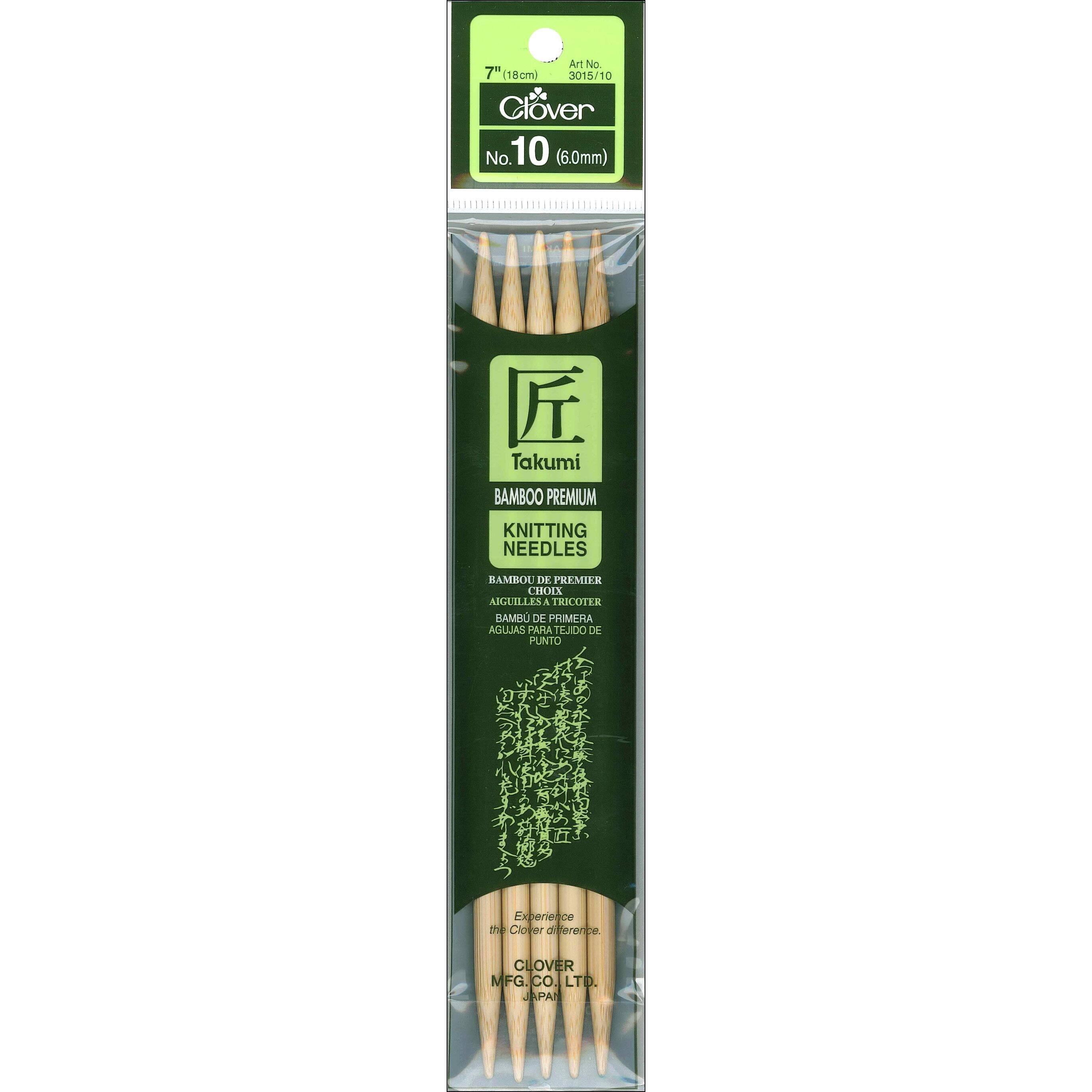 Clover Takumi® 7" Double Point Knitting Needles Michaels