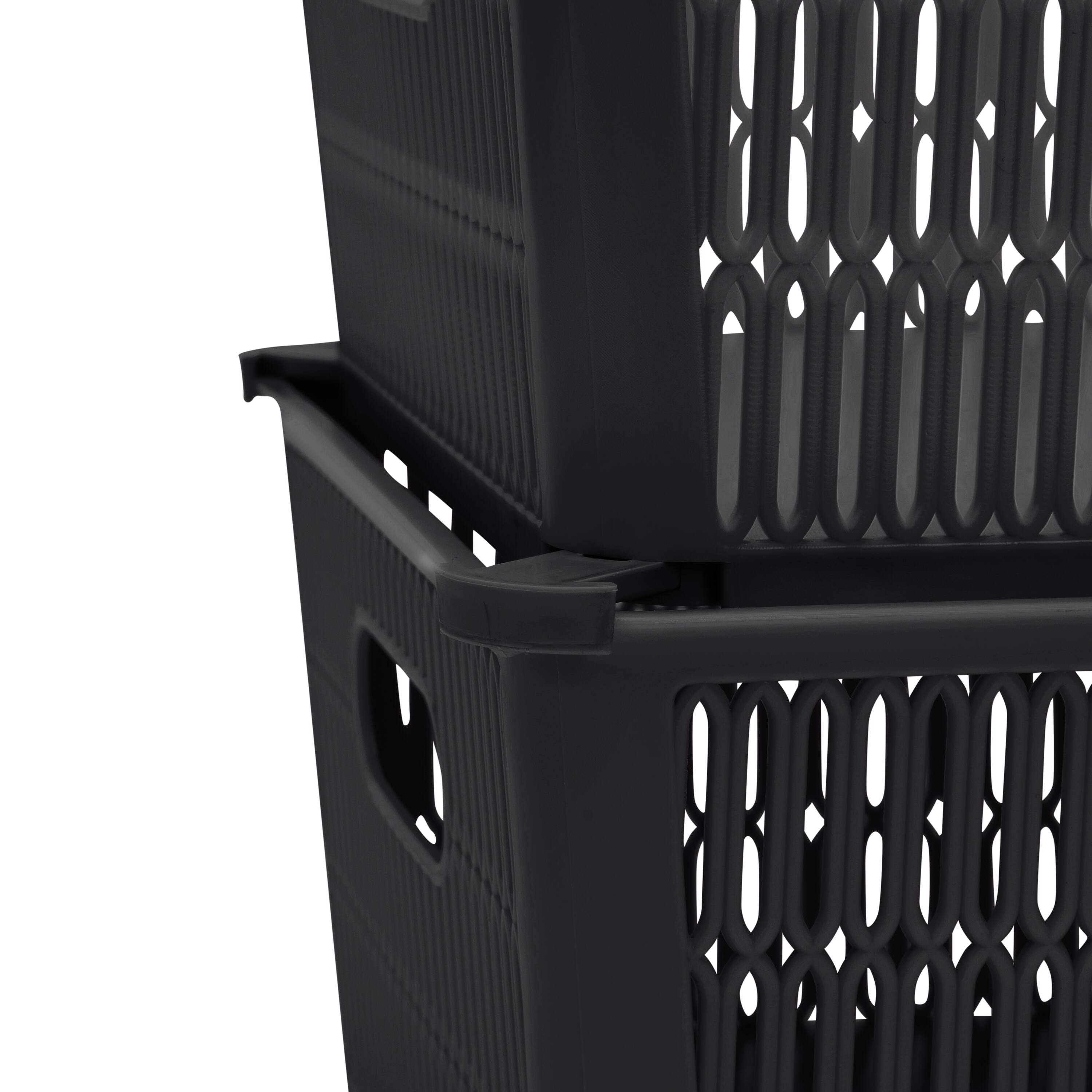 Simplify Slide Stack It Storage Tote Baskets, 2ct.