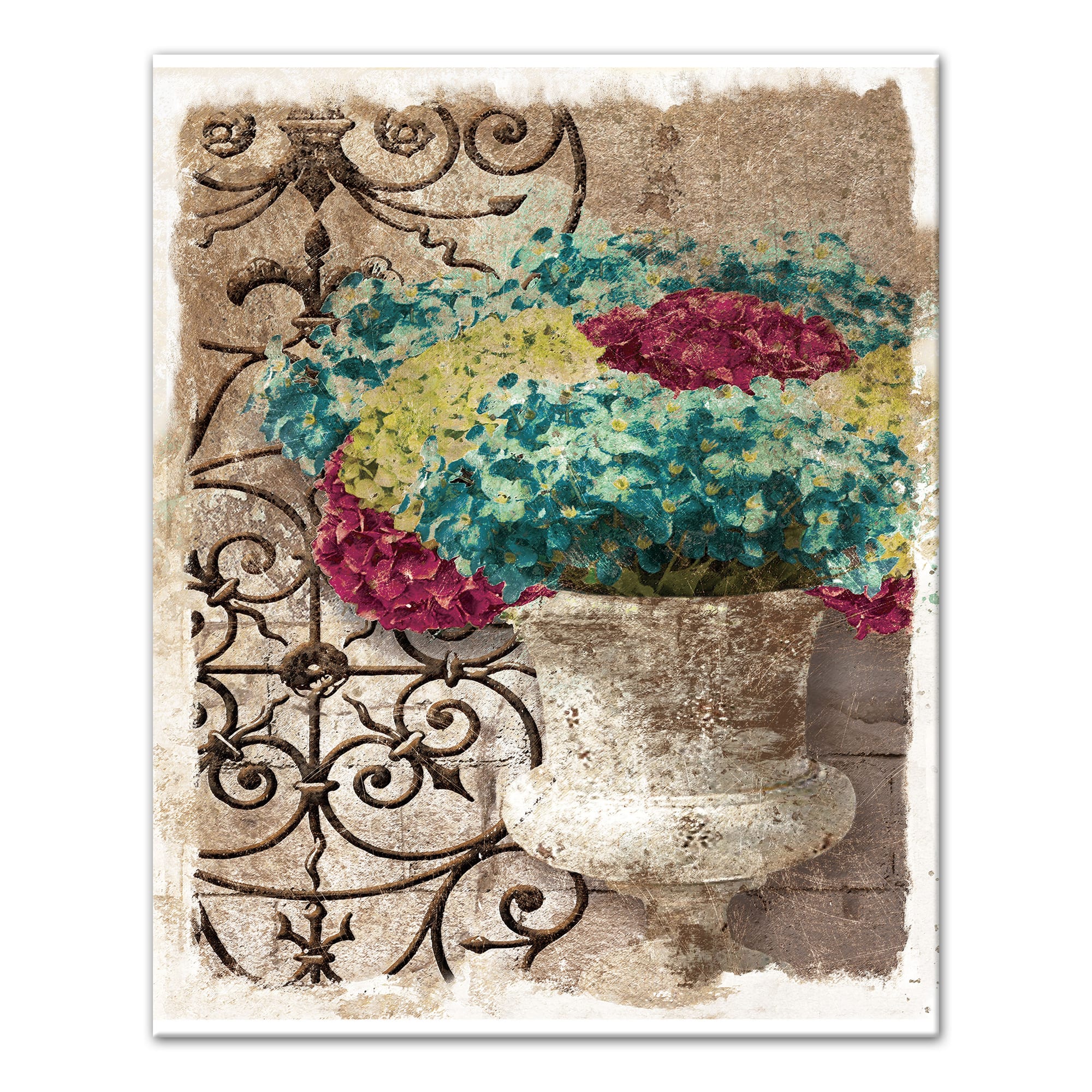 Hydrangea Iron Works 16" x 20" Canvas Wall Art