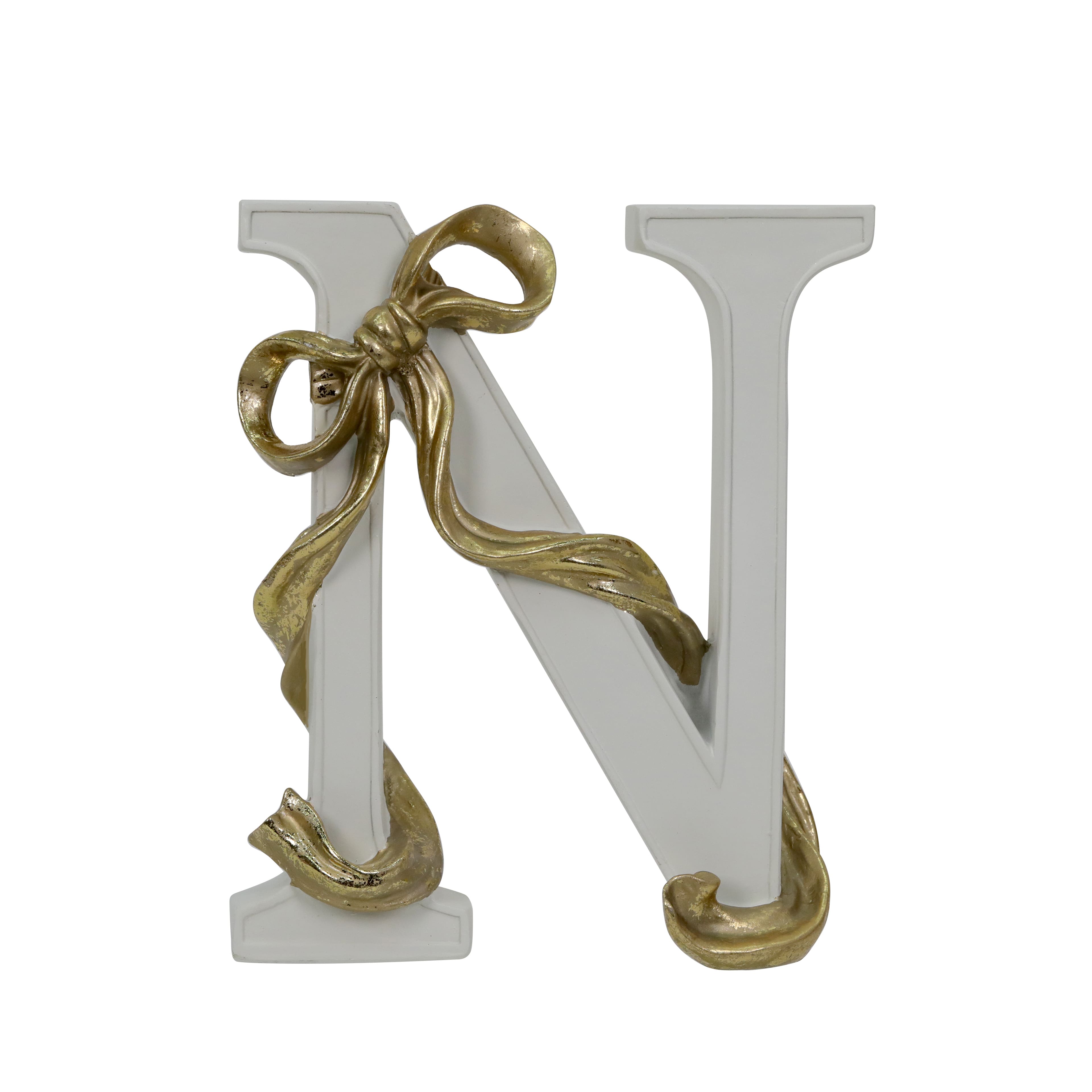 8.25&#x22; Gold Bow Monogram Letter by Ashland&#xAE;