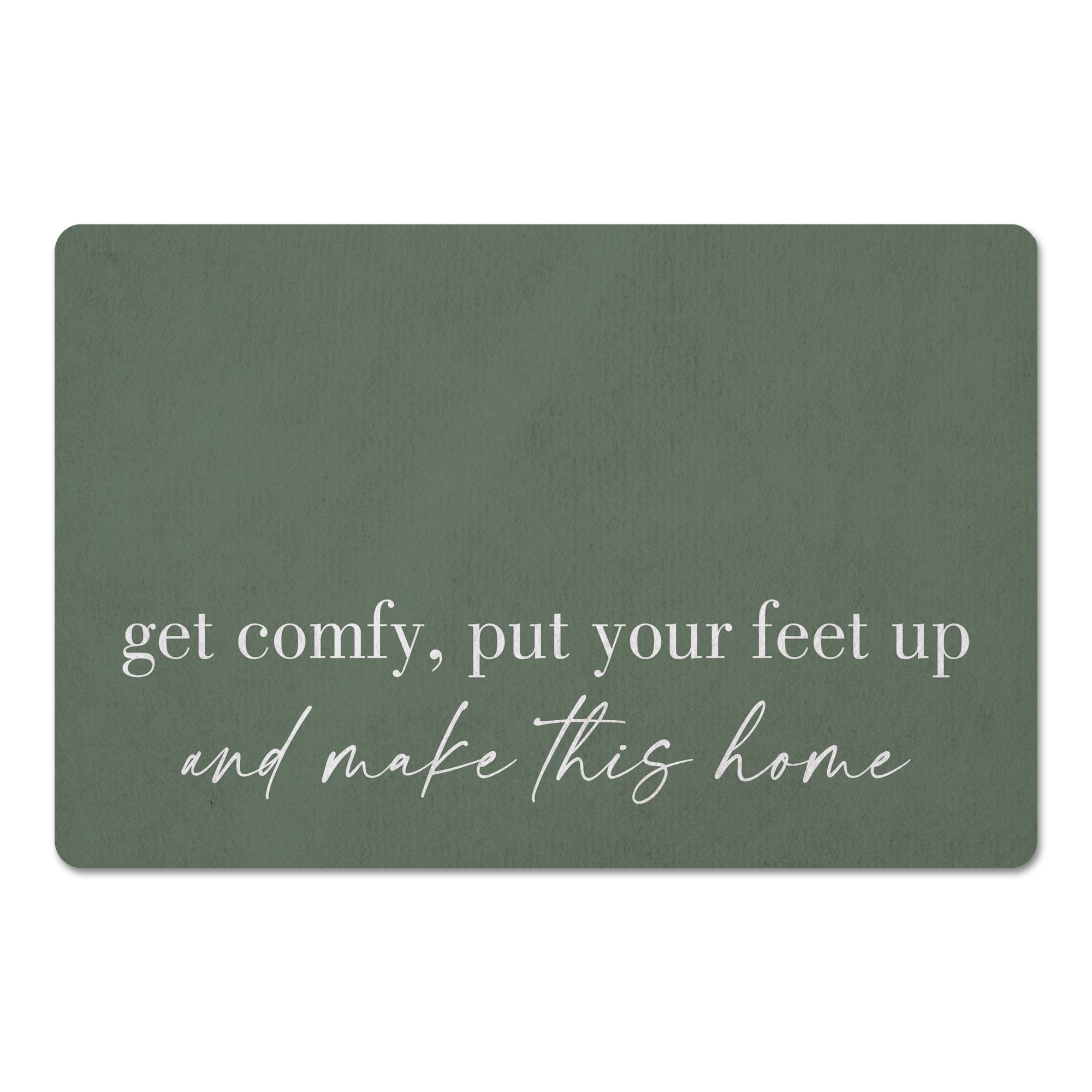 18&#x22; x 27&#x22; Get Comfy Feet Up Home Floor Mat