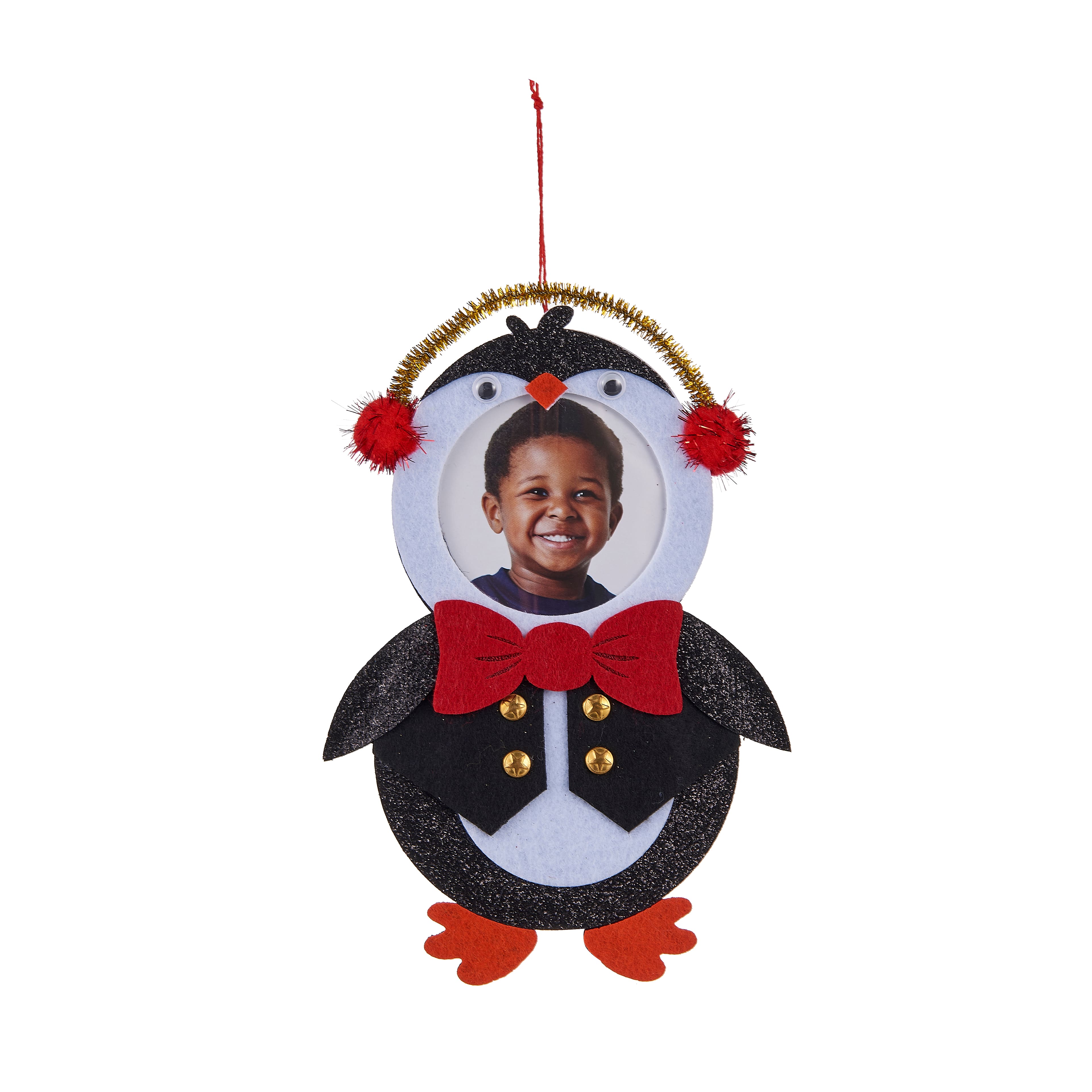 Penguin Christmas Felt Frame Ornament by Studio D&#xE9;cor&#xAE;