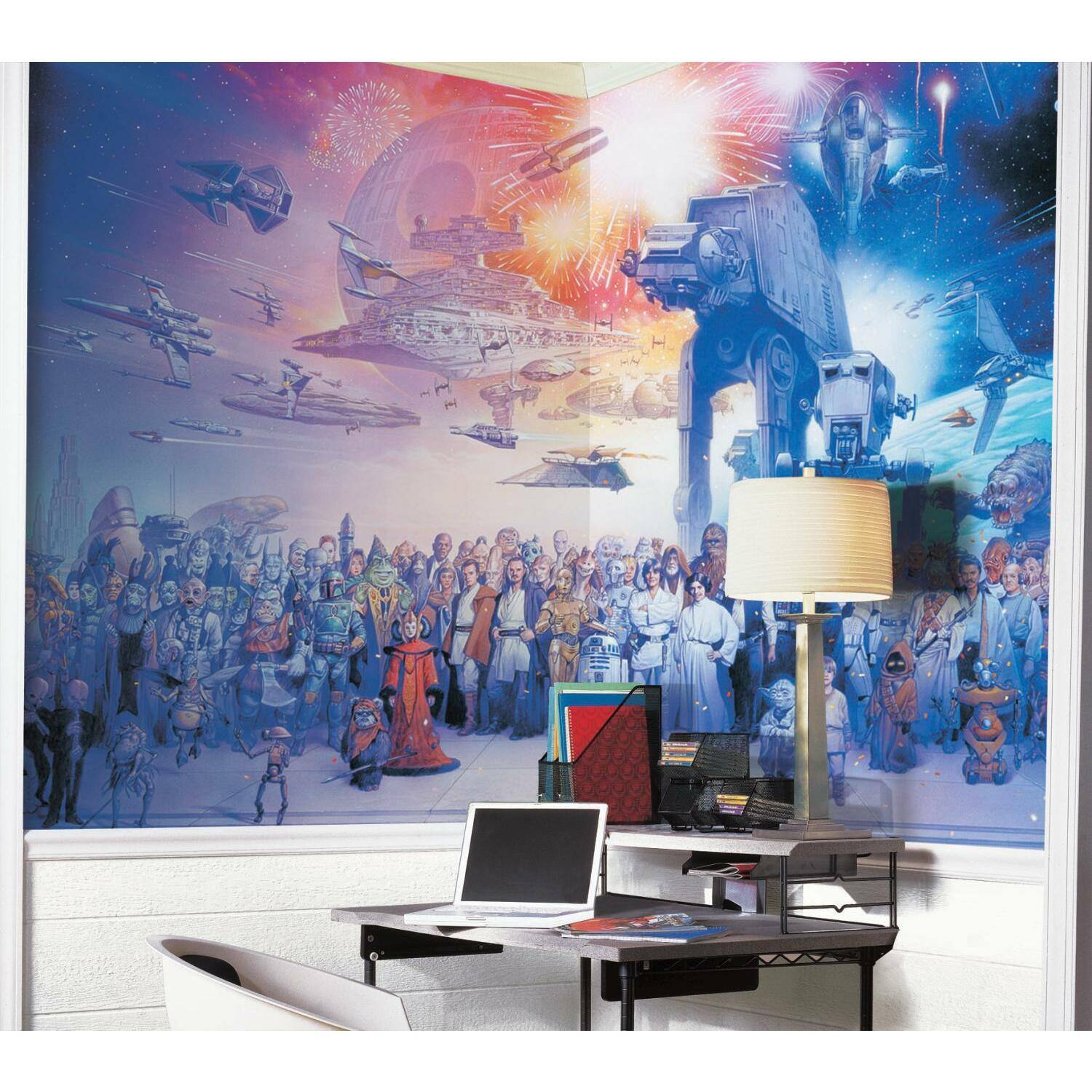 RoomMates Star Wars Saga Chair Rail Prepasted Mural
