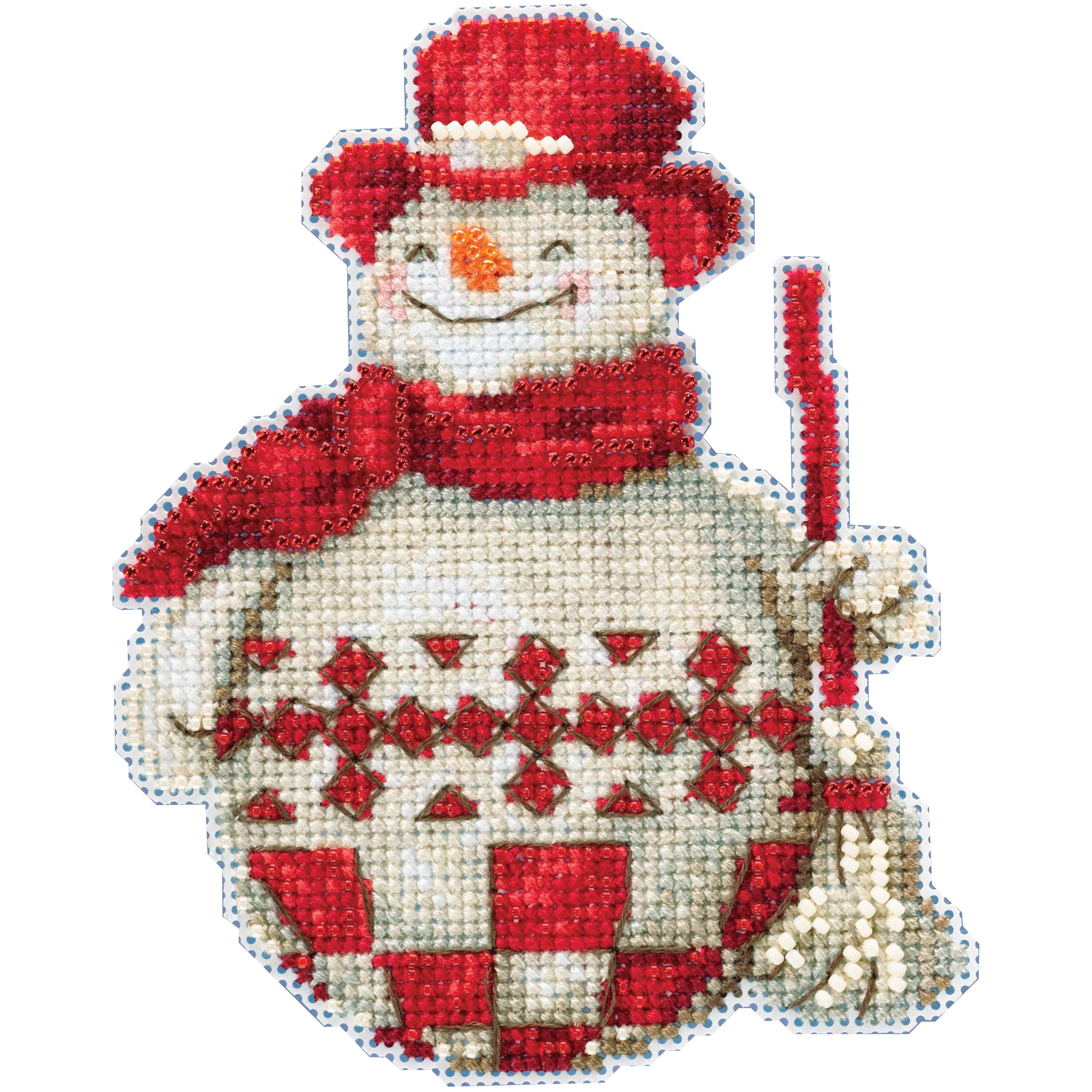 Mill Hill® Jim Shore Nordic Snowman Counted Cross Stitch Kit | Michaels