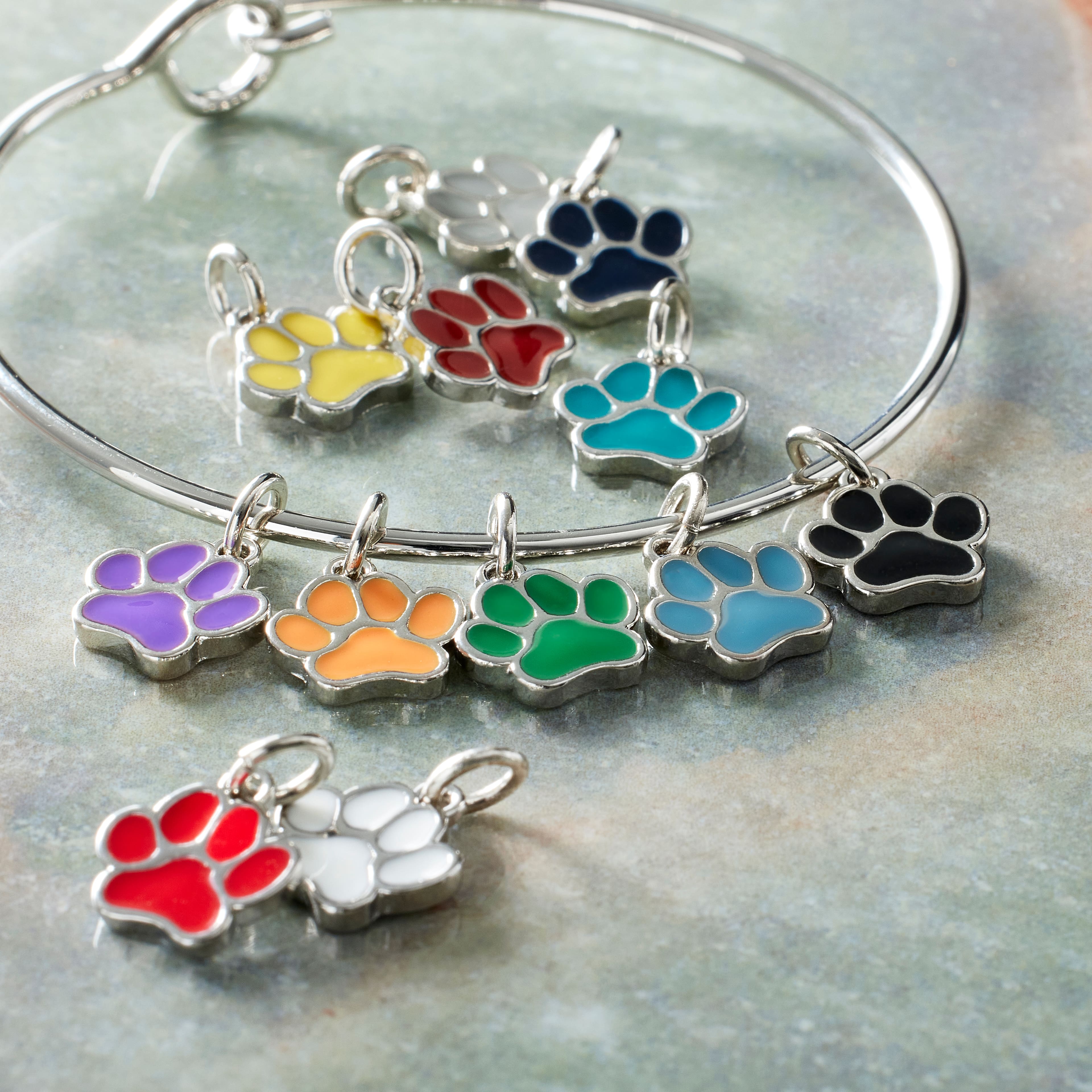12 Packs: 12 ct. (144 total) Paw Charms by Bead Landing&#x2122;