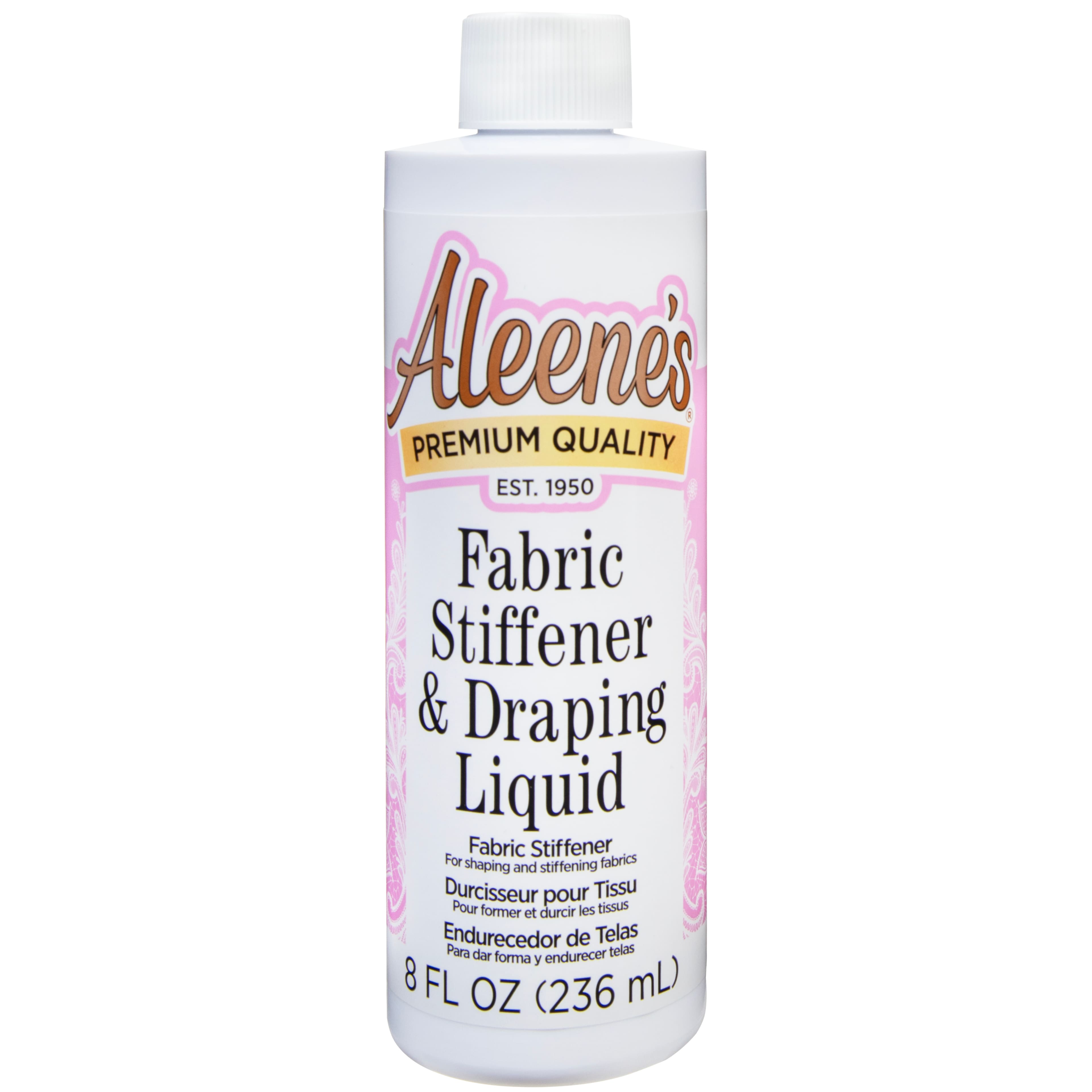 Aleene&#x27;s&#xAE; 8oz. Fabric Stiffener &#x26; Draping Liquid