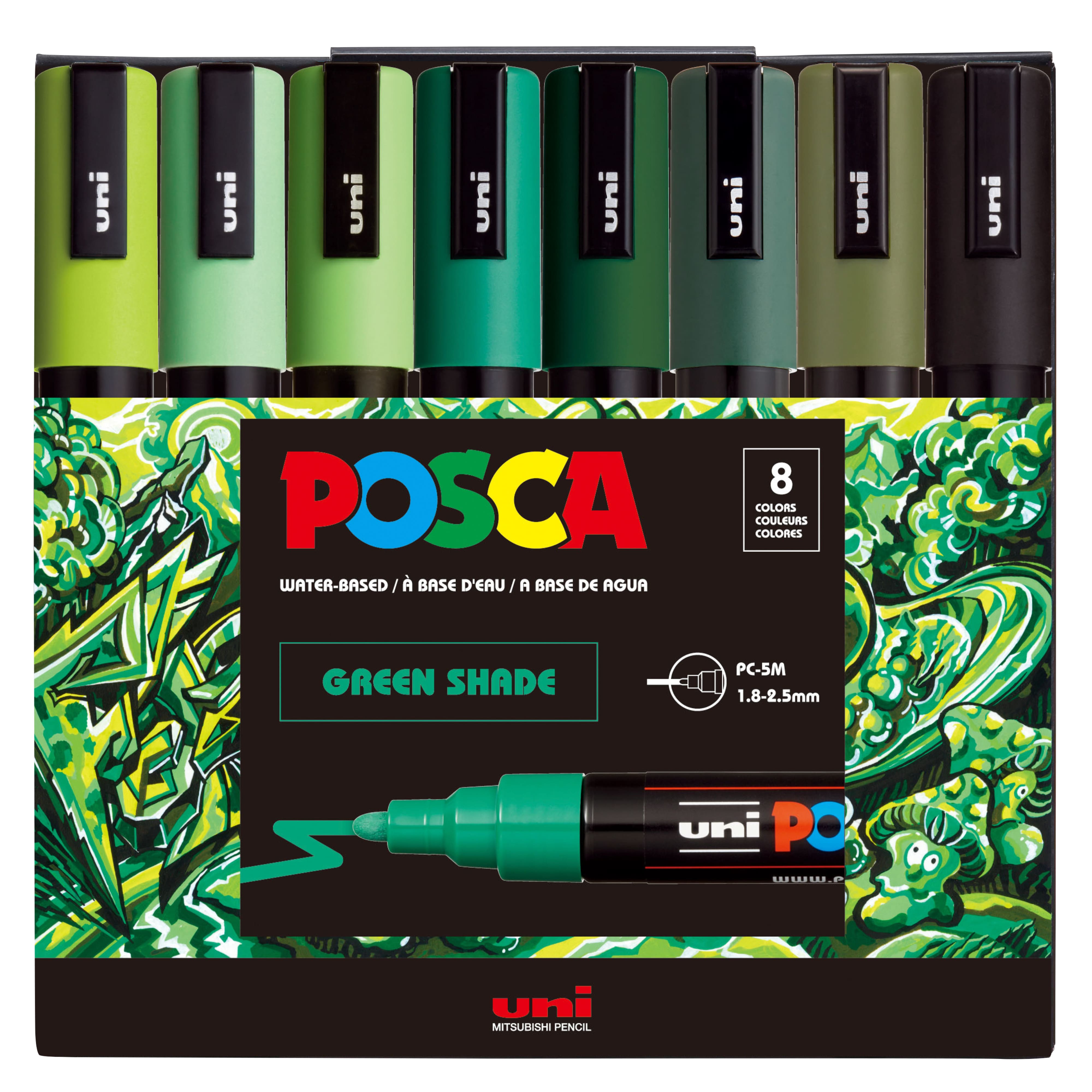 POSCA® PC5M Colour Shades Medium Bullet Tip Paint Markers