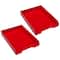 JAM Paper Red Stackable Deluxe Desktop Organizer Set | Michaels