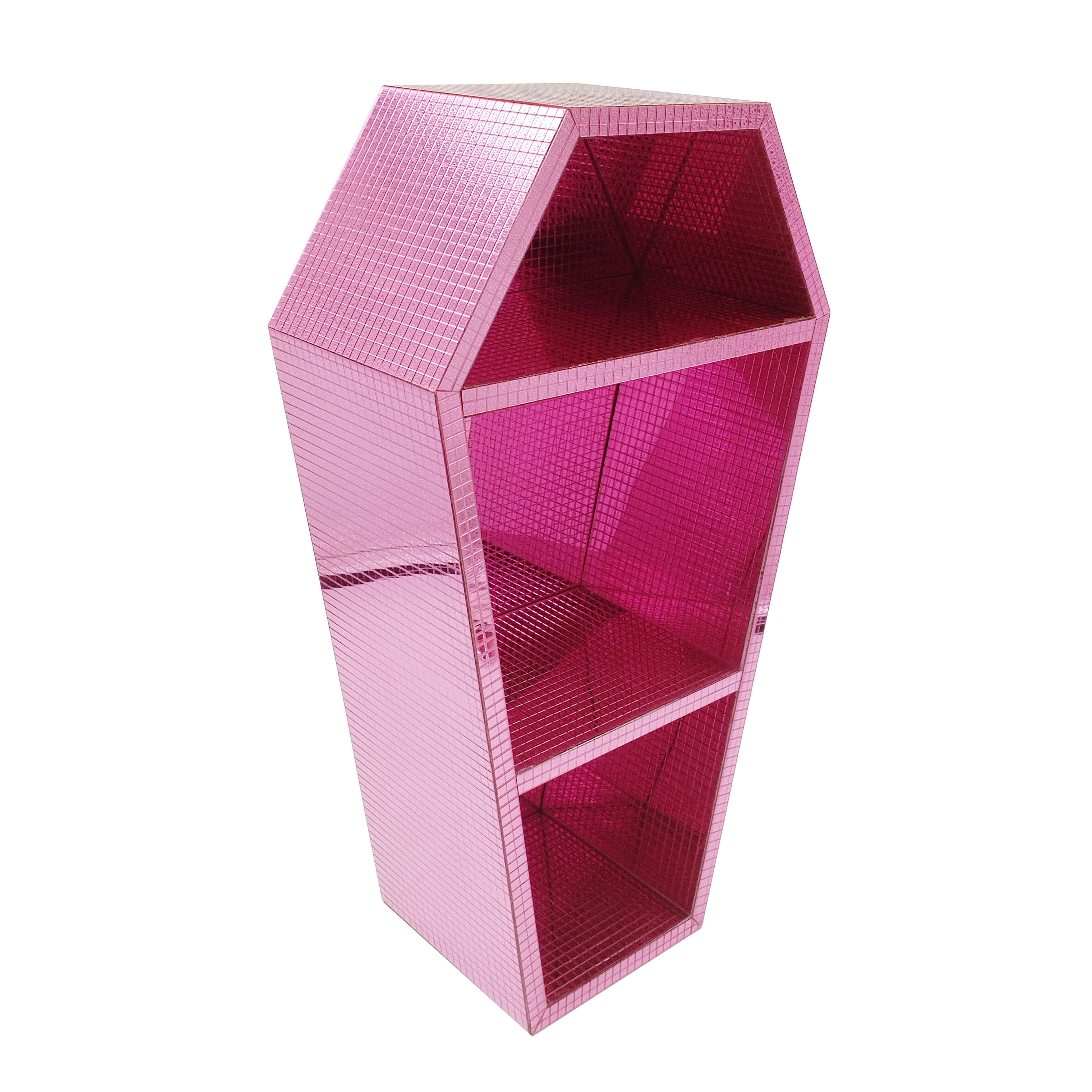 16&#x22; Pink Disco Coffin Tabletop Shelf by Ashland&#xAE;
