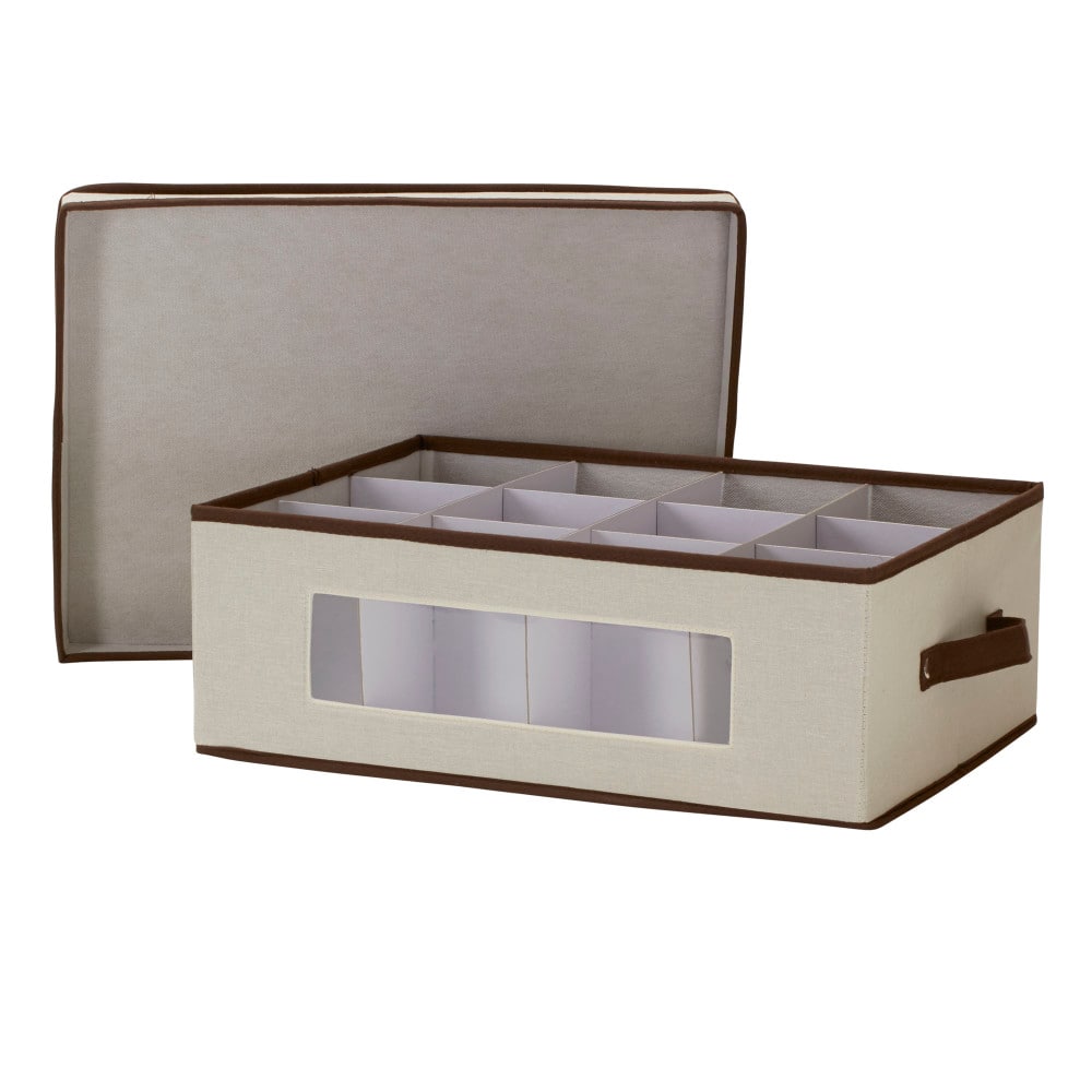 Household Essentials Glassware Storage Box