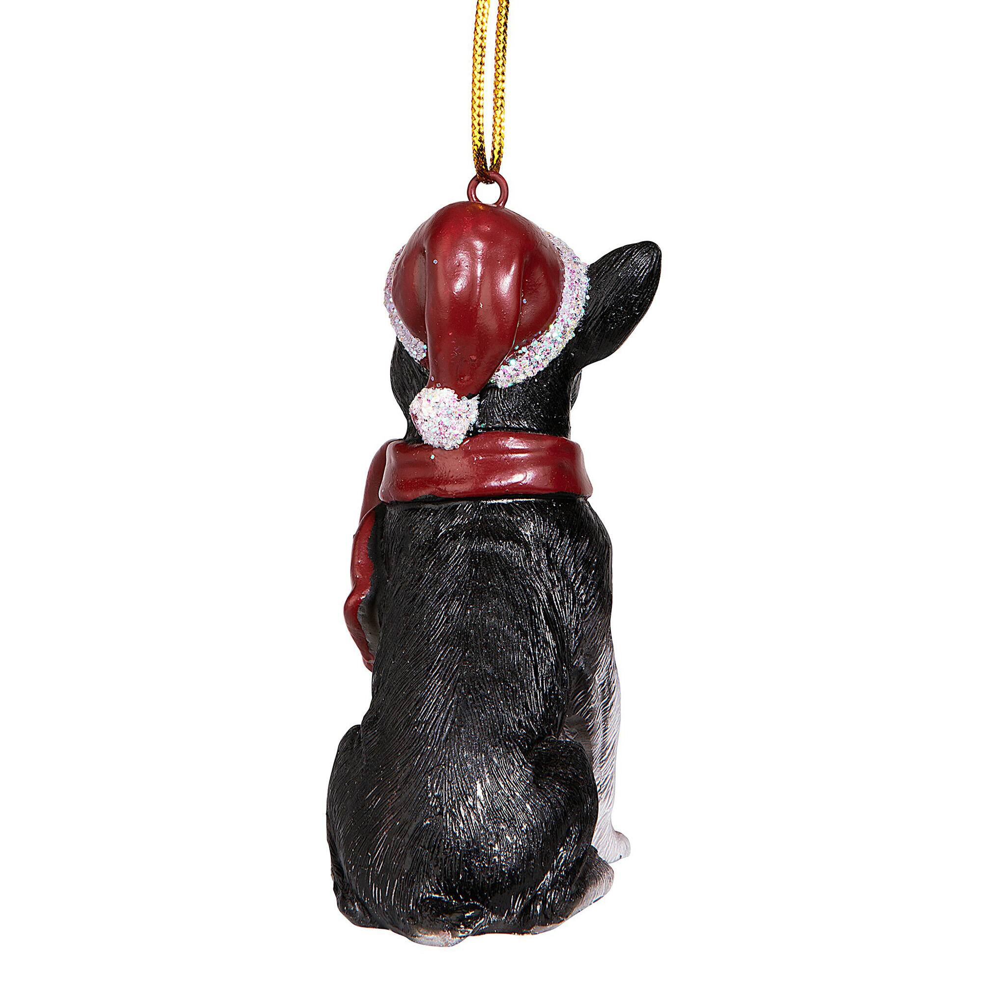 Design Toscano 3.5&#x22; Boston Terrier Ornament Sculpture