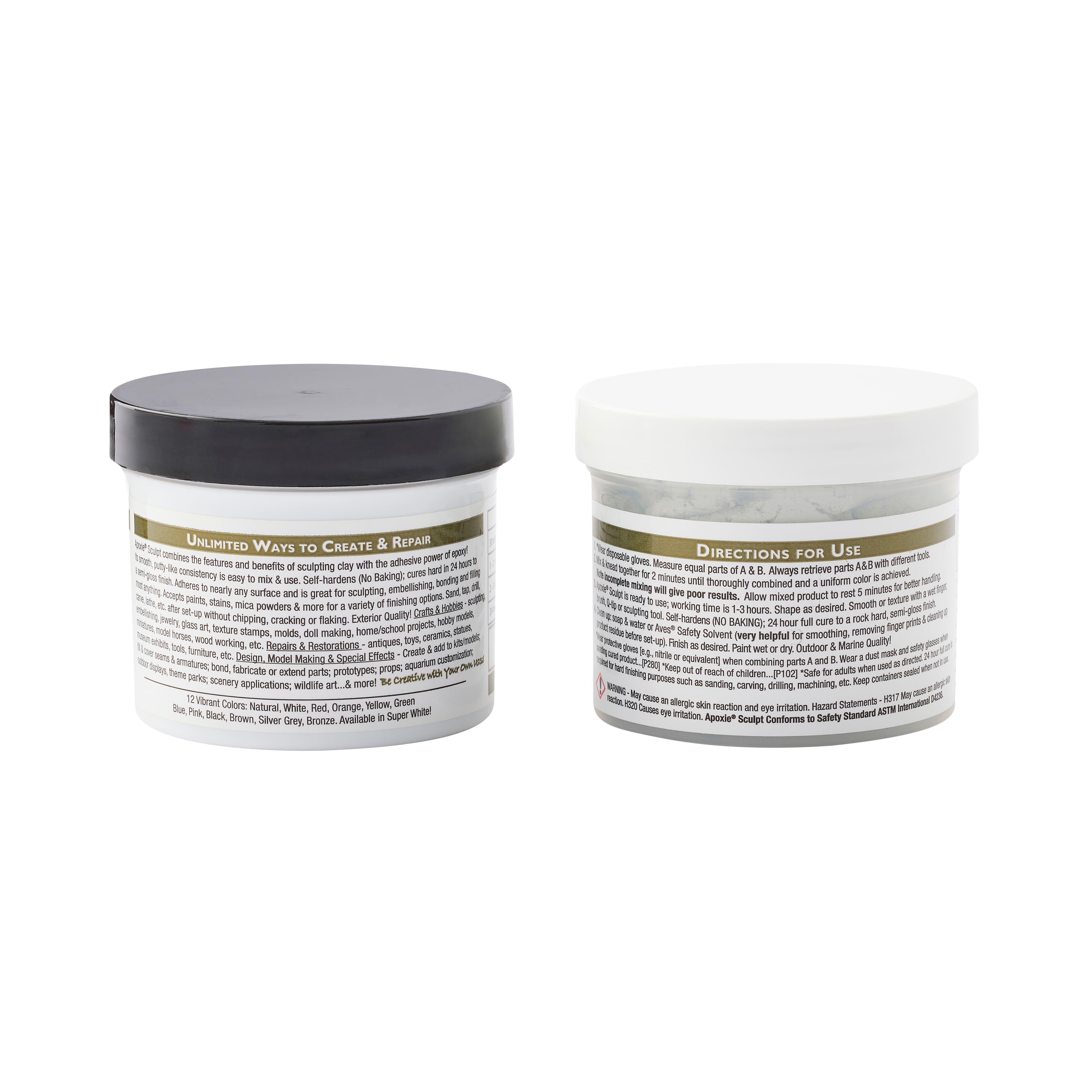 Aves® Apoxie® Sculpt Stained Glass Modeling Compound Kit