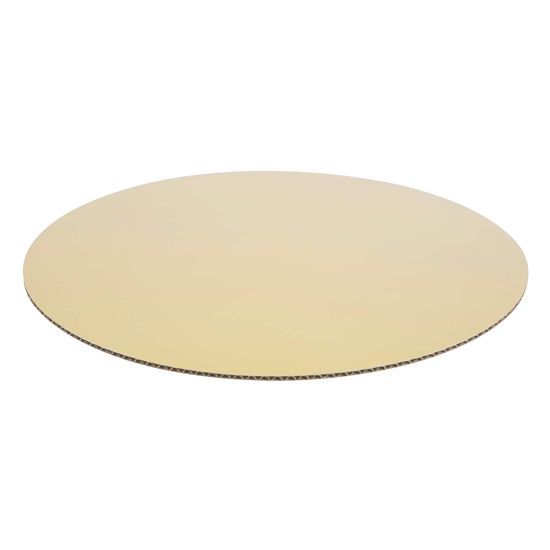 12 Packs: 3 ct. (36 total) 12" Metallic Gold Cake Boards by Makery®