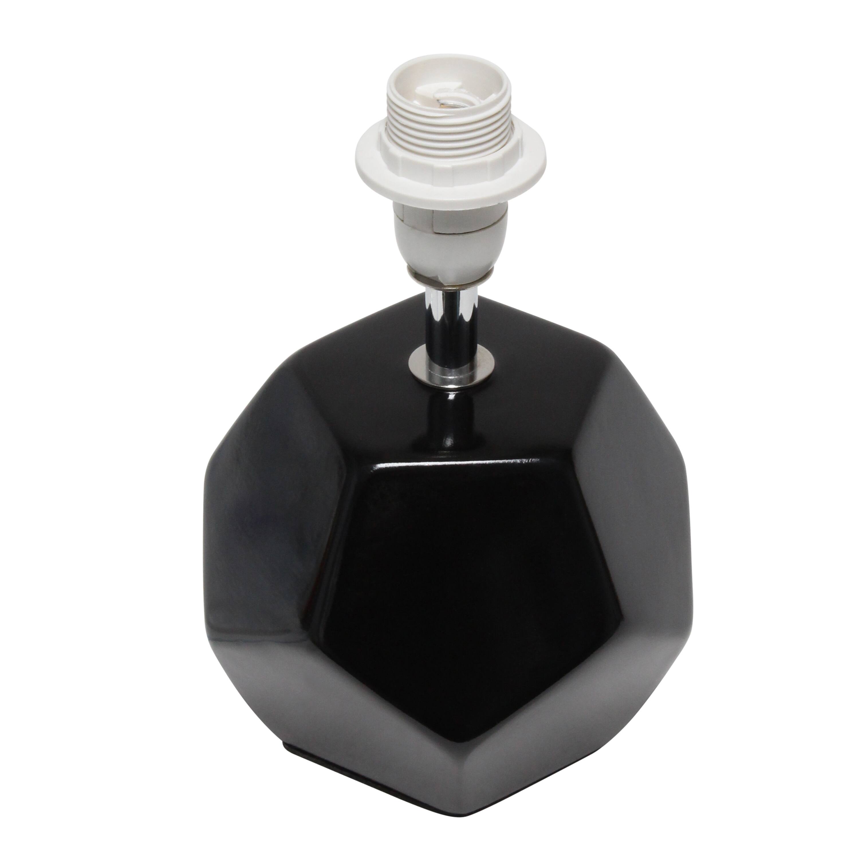 Simple Designs Round Prism Mini Table Lamp