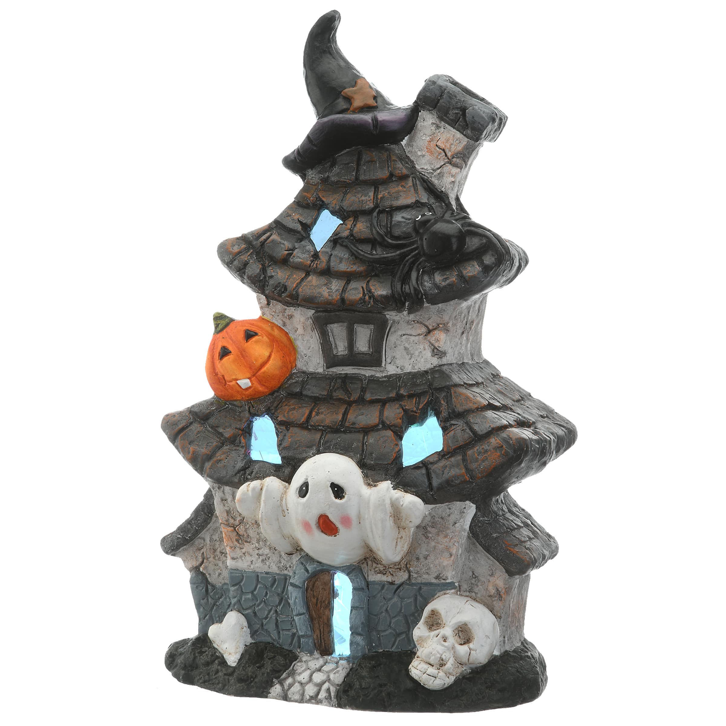 18" LED Multilevel Haunted House