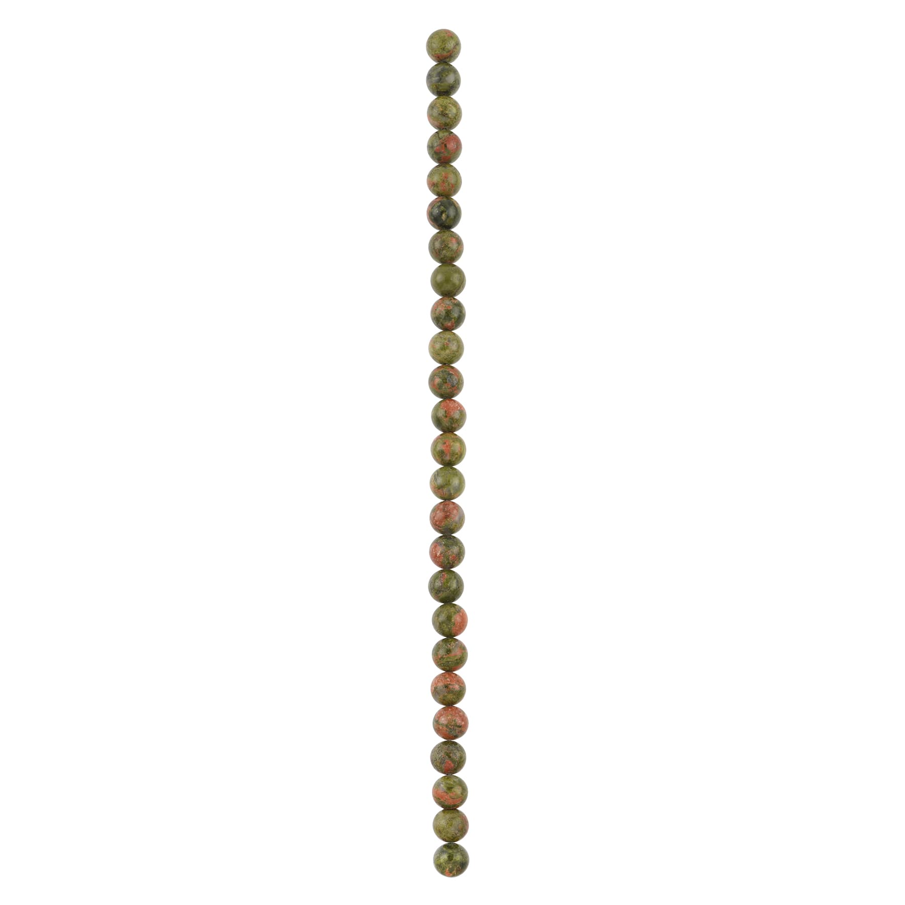 12 Pack: Unakite Round Beads, 10mm by Bead Landing™