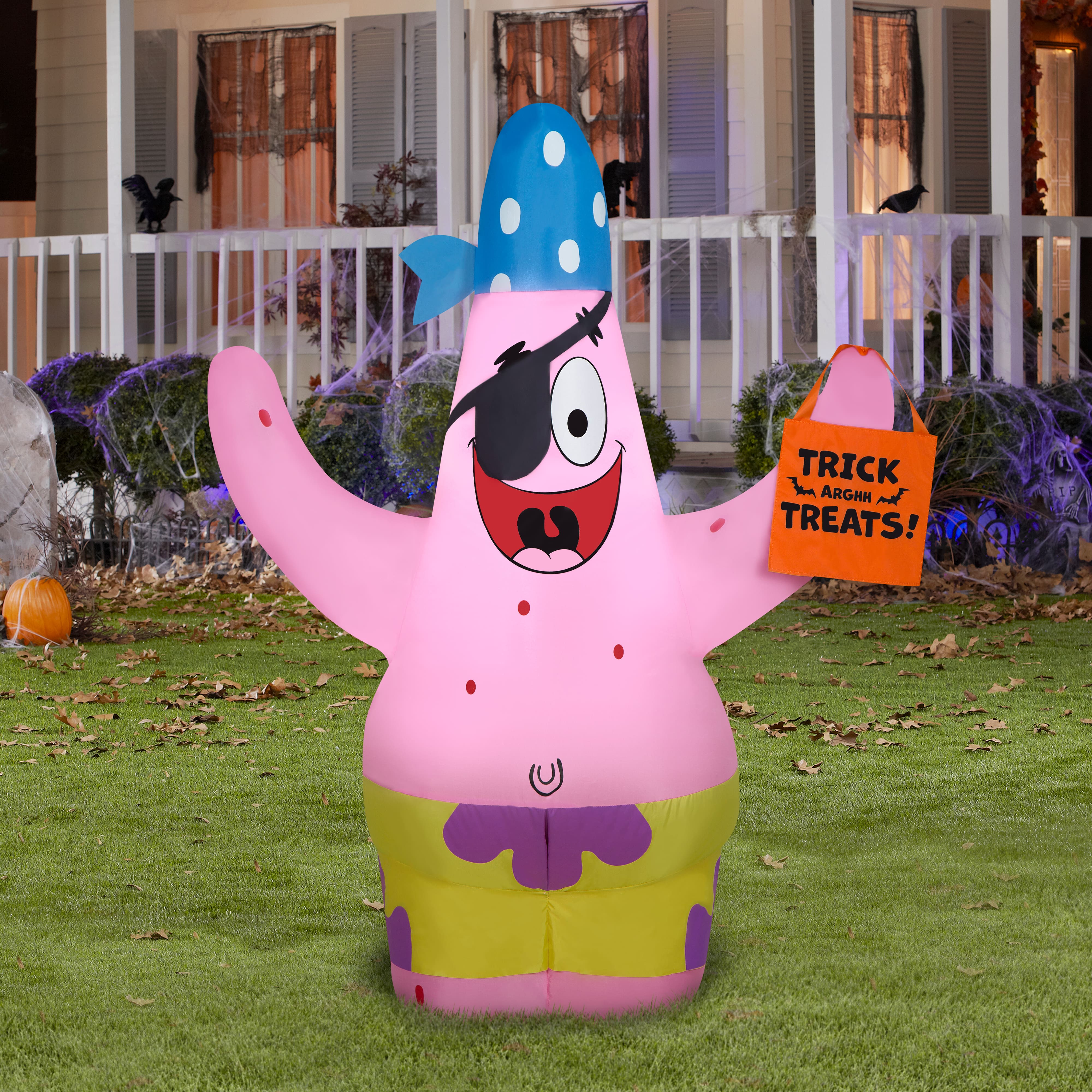 3.5ft. Airblown® Inflatable Halloween Patrick in Pirate Costume