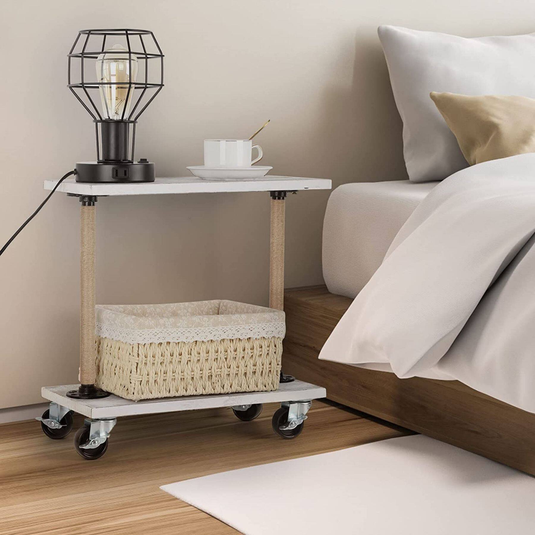 NEX&#x2122; 16&#x22; Narrow End Table with Wheels