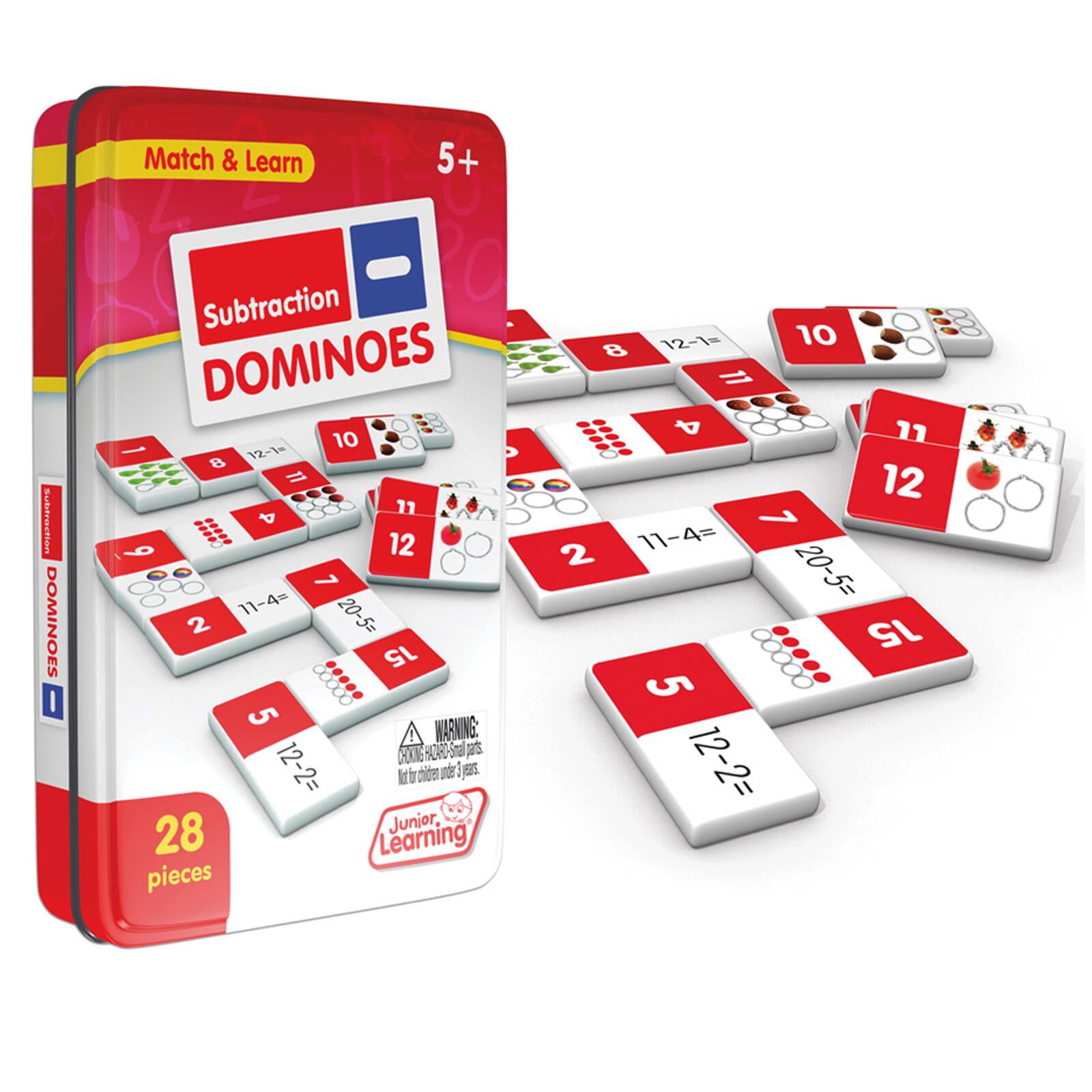 Junior Learning&#xAE; Subtraction Dominoes Set, 2ct.