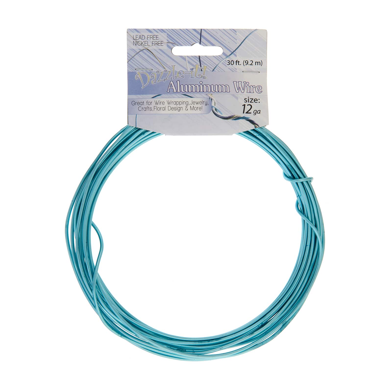 John Bead 12 Gauge Aluminum Jewelry Wire, 30ft.