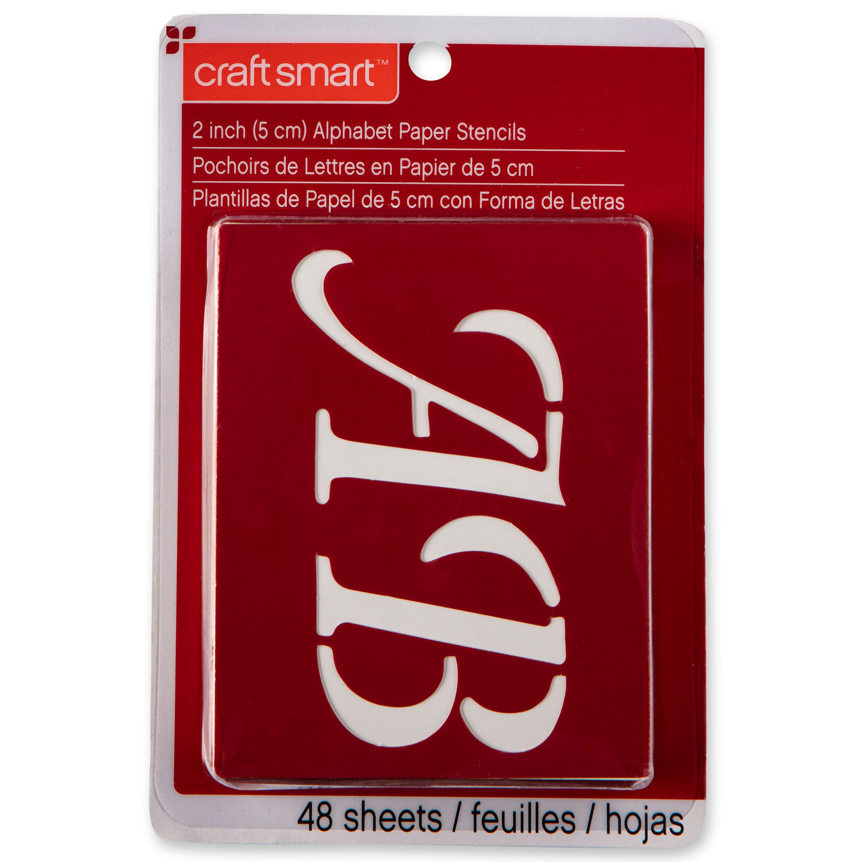 6 Pack: 2" Wedding Alphabet Stencils Set by Craft Smart™