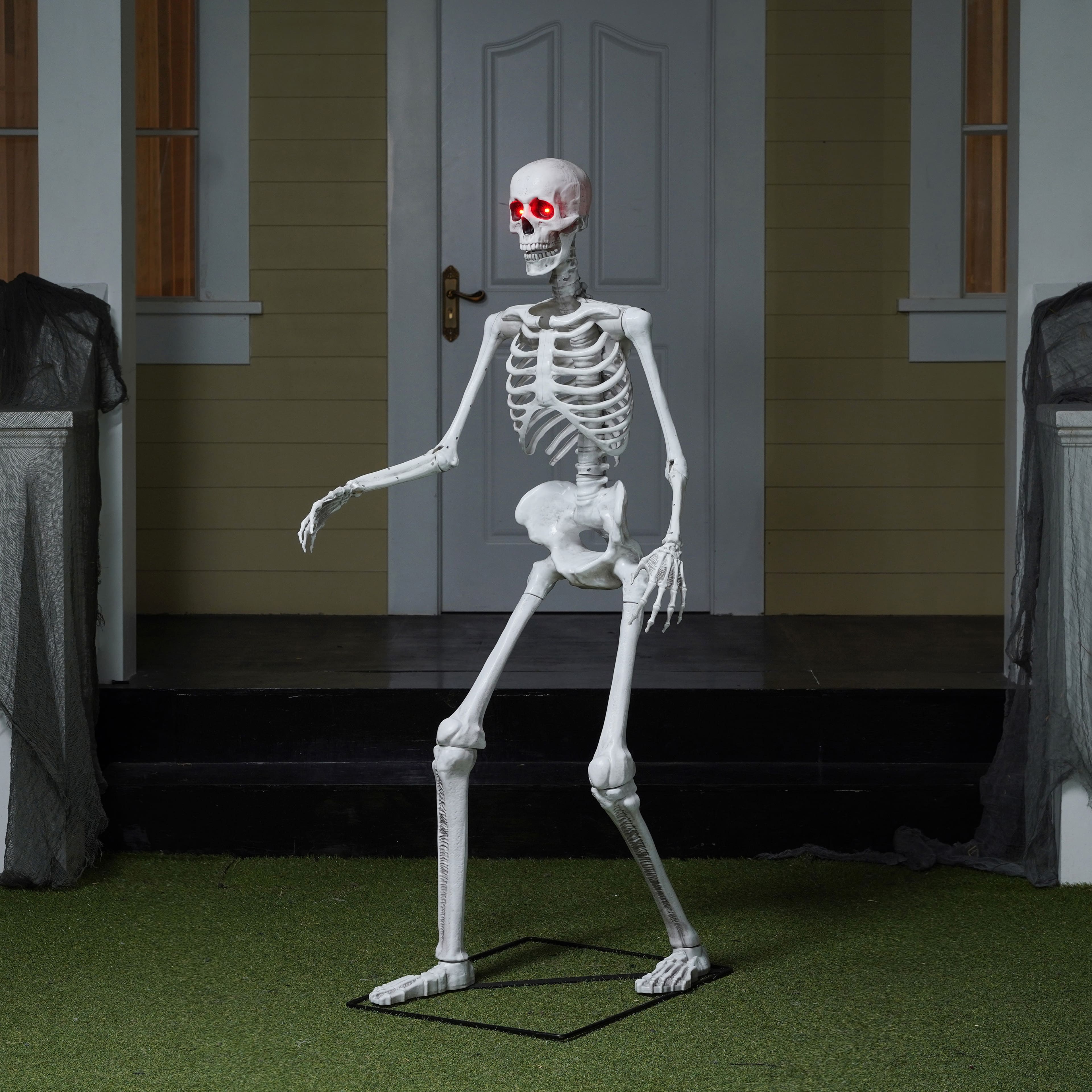 5ft. Skeleton with Red Light-Up Eyes by Ashland®