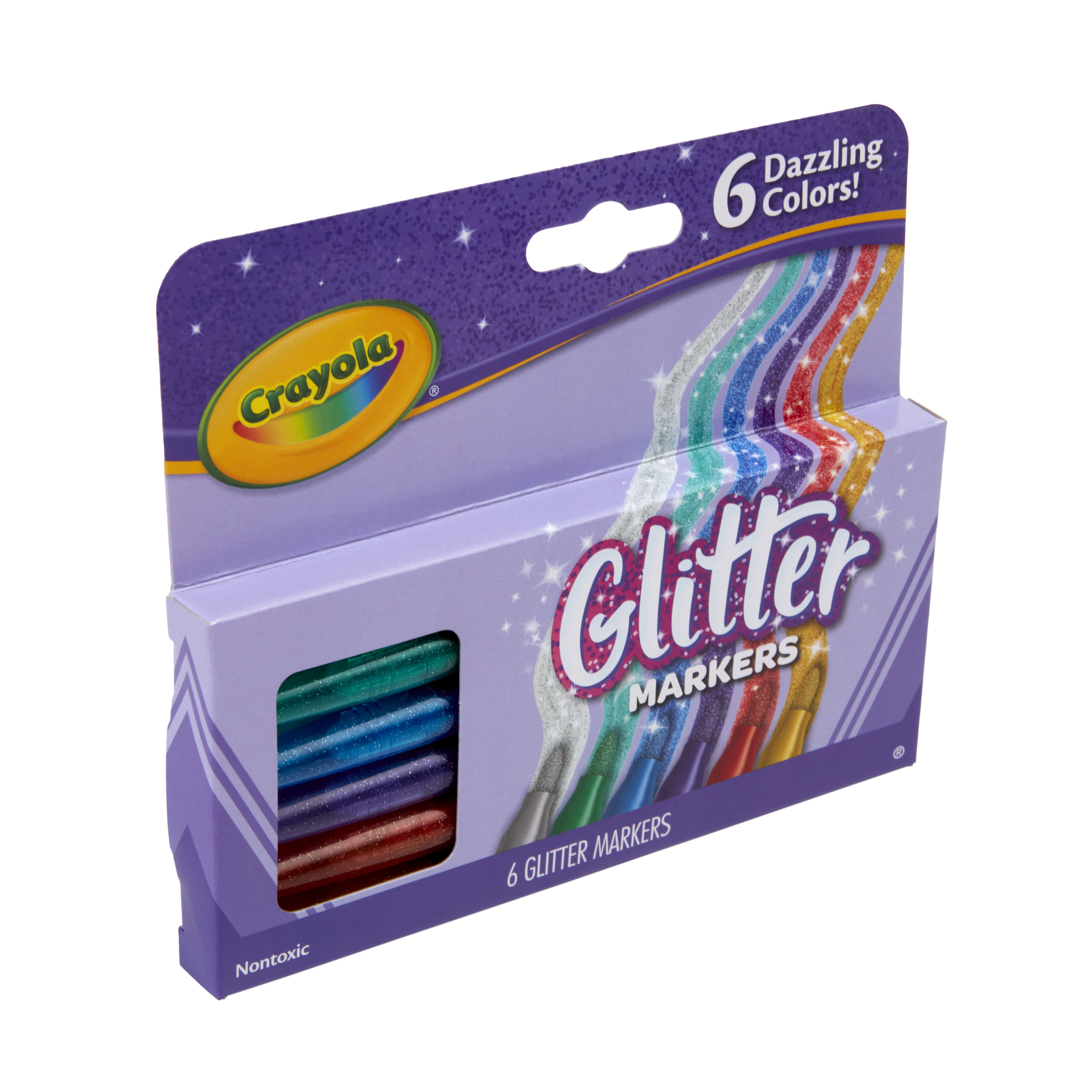 Crayola&#xAE; 6 Color Glitter Markers