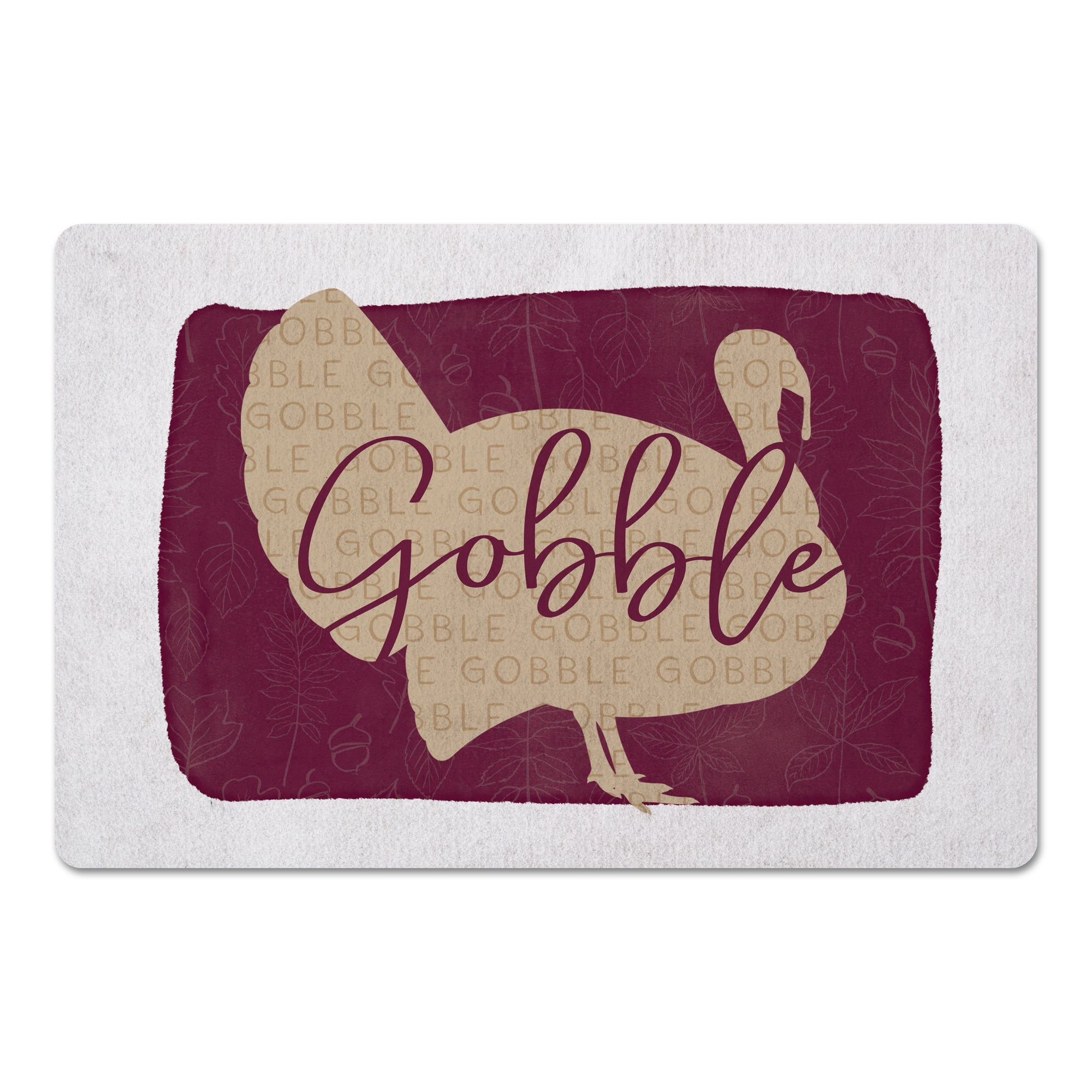 Gobble Pattern Floor Mat