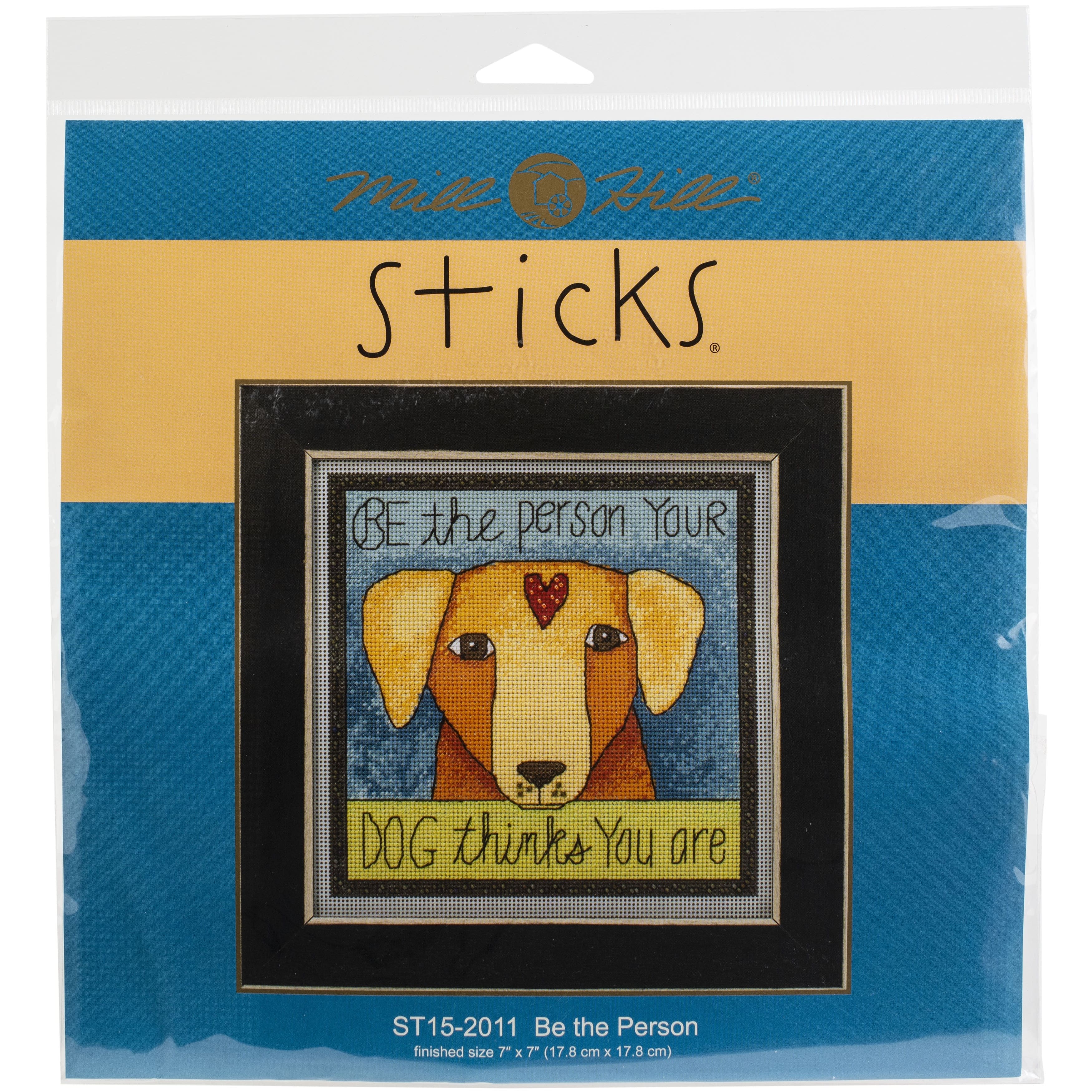 Mill Hill&#xAE; Sticks&#xAE; Be the Person Counted Cross Stitch Kit