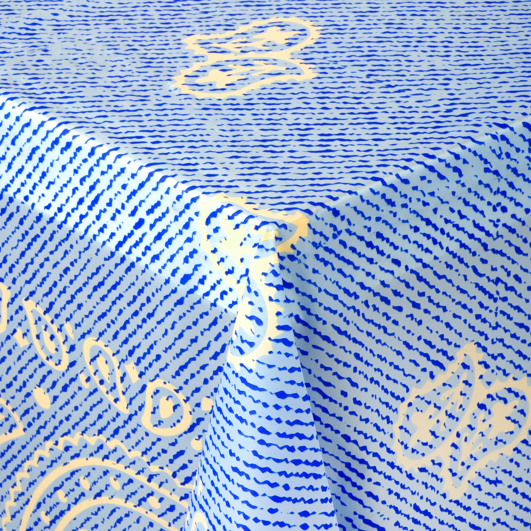 54" x 108" Blue Bandana Table Cover by Celebrate It™