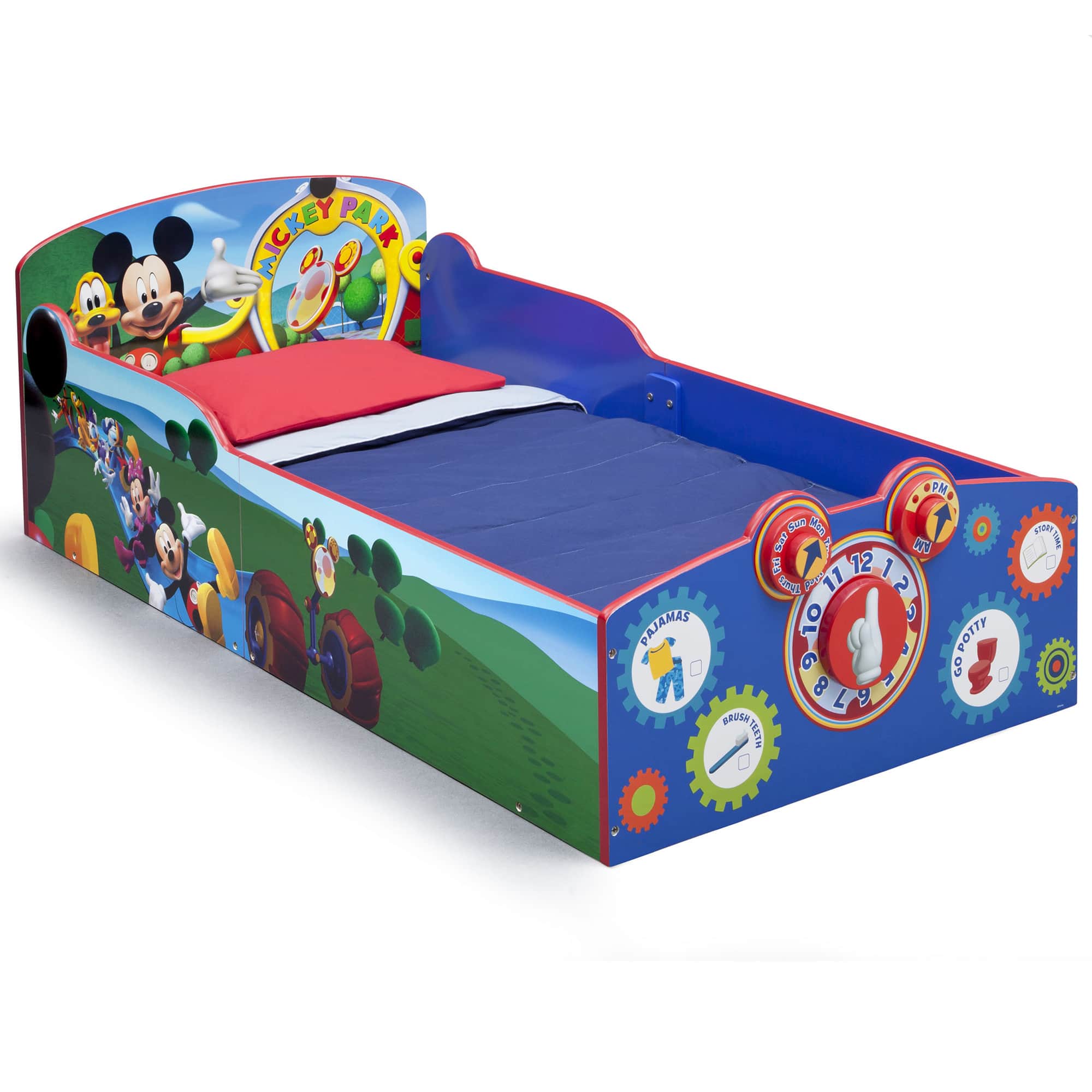 Disney&#xAE; Mickey Mouse Interactive Wood Toddler Bed