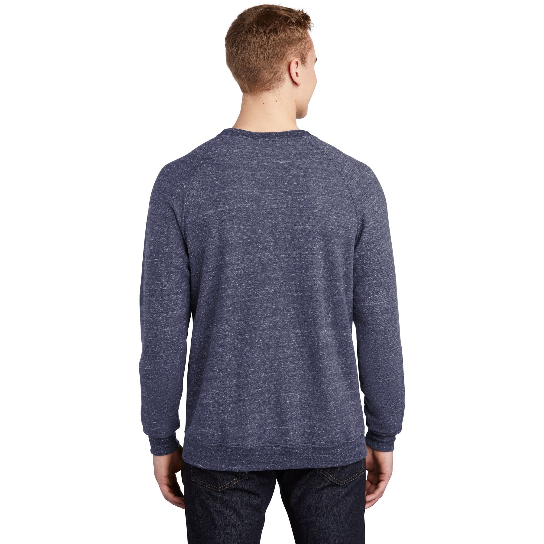 JERZEES&#xAE; Snow Heather French Terry Raglan Crew