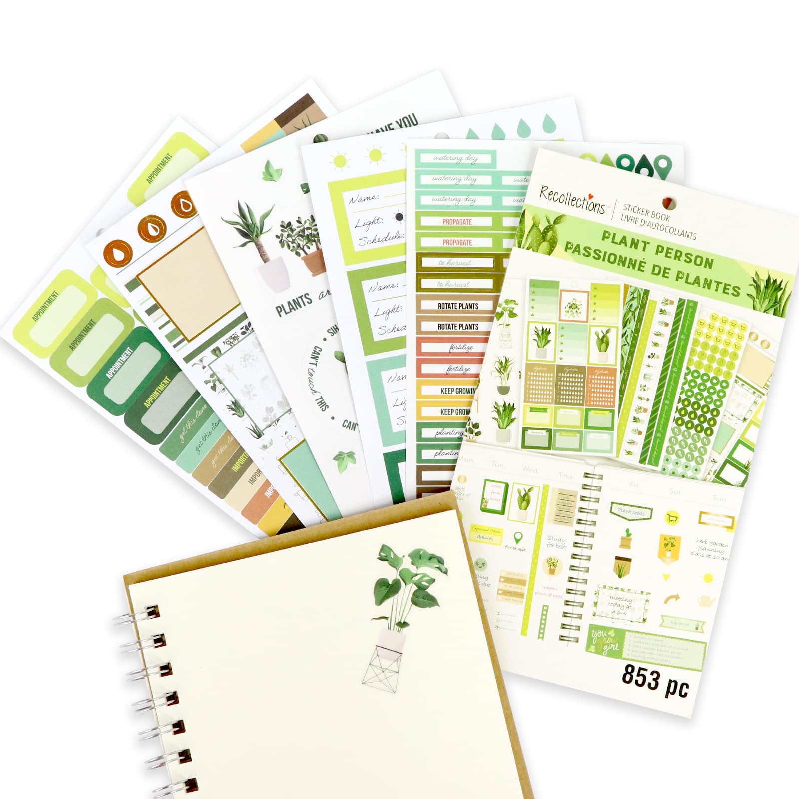 Plant Planner Stickers Decorative & Functional Planning Plant Stickers  Plants 