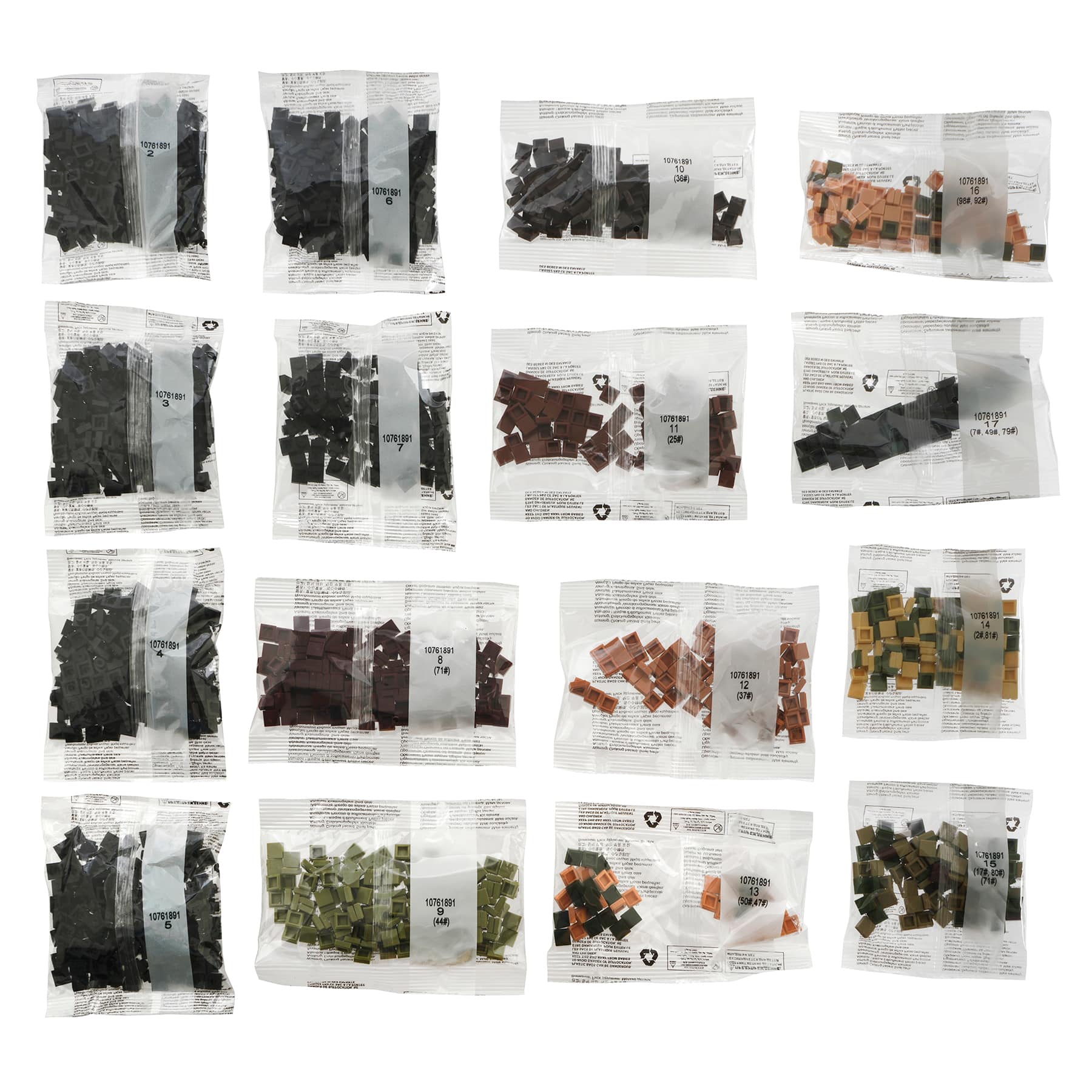 10" x 10" Mona Lisa Pixelated Brick Art Kit by Make Market®