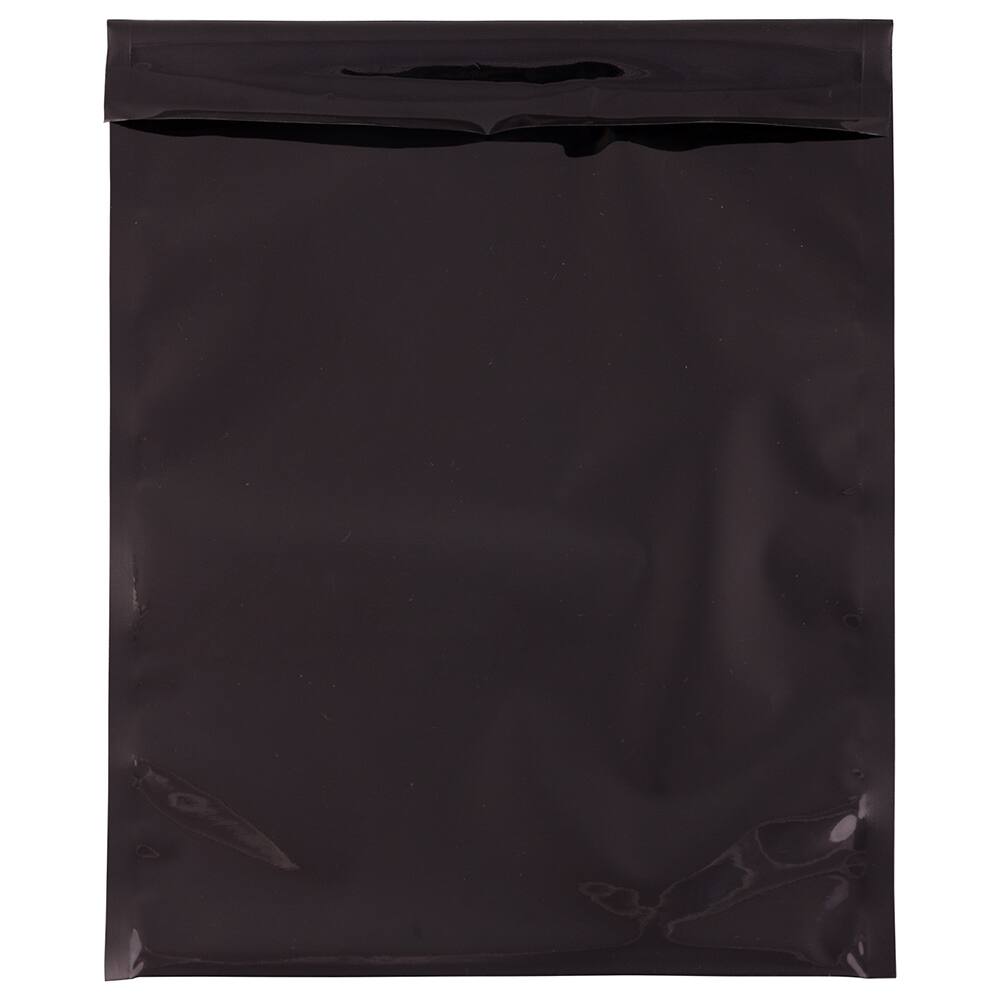 JAM Paper 10" x 13" Black Foil Self Adhesive Closure Envelopes, 25ct.