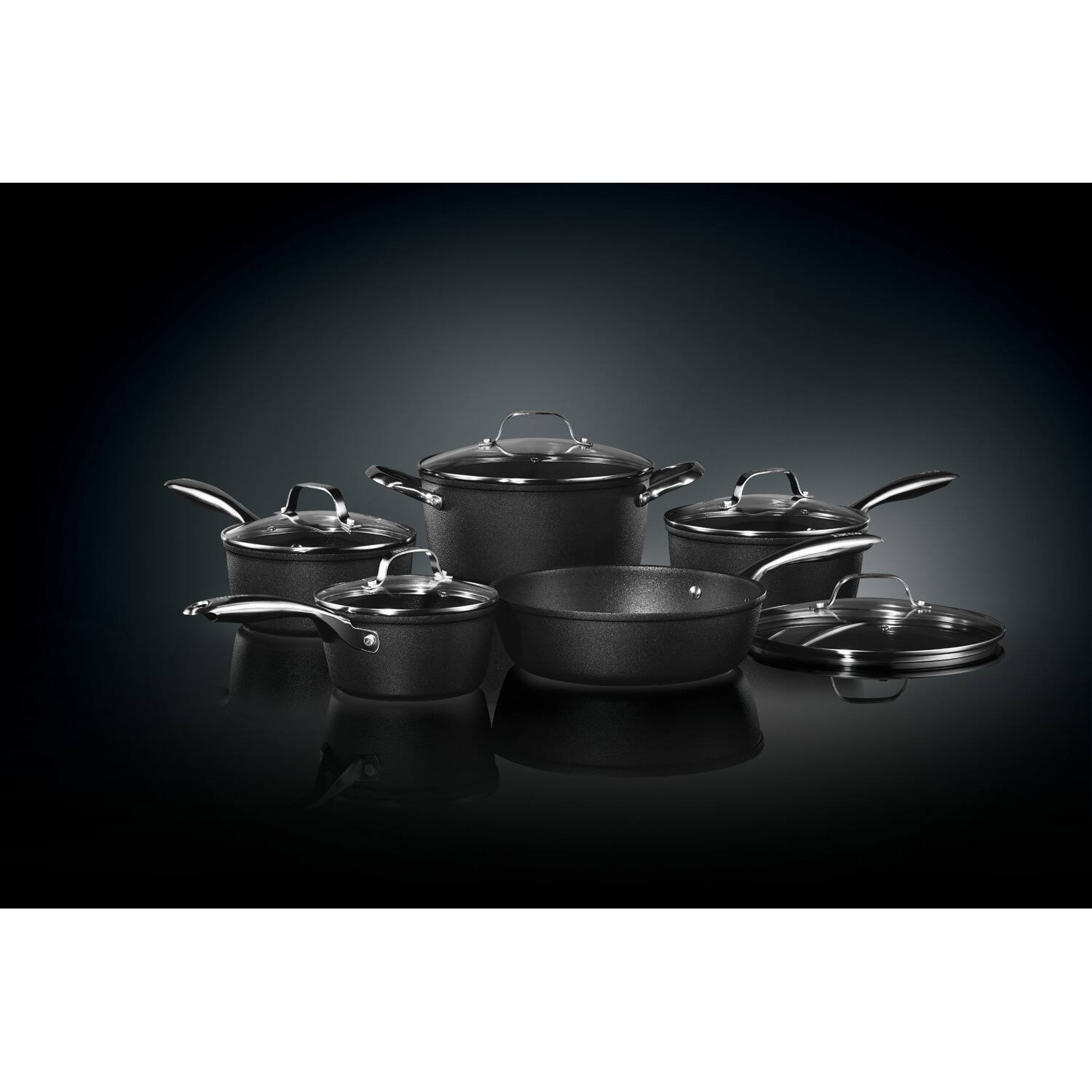 The Rock by Starfrit 10-Piece Cookware Set