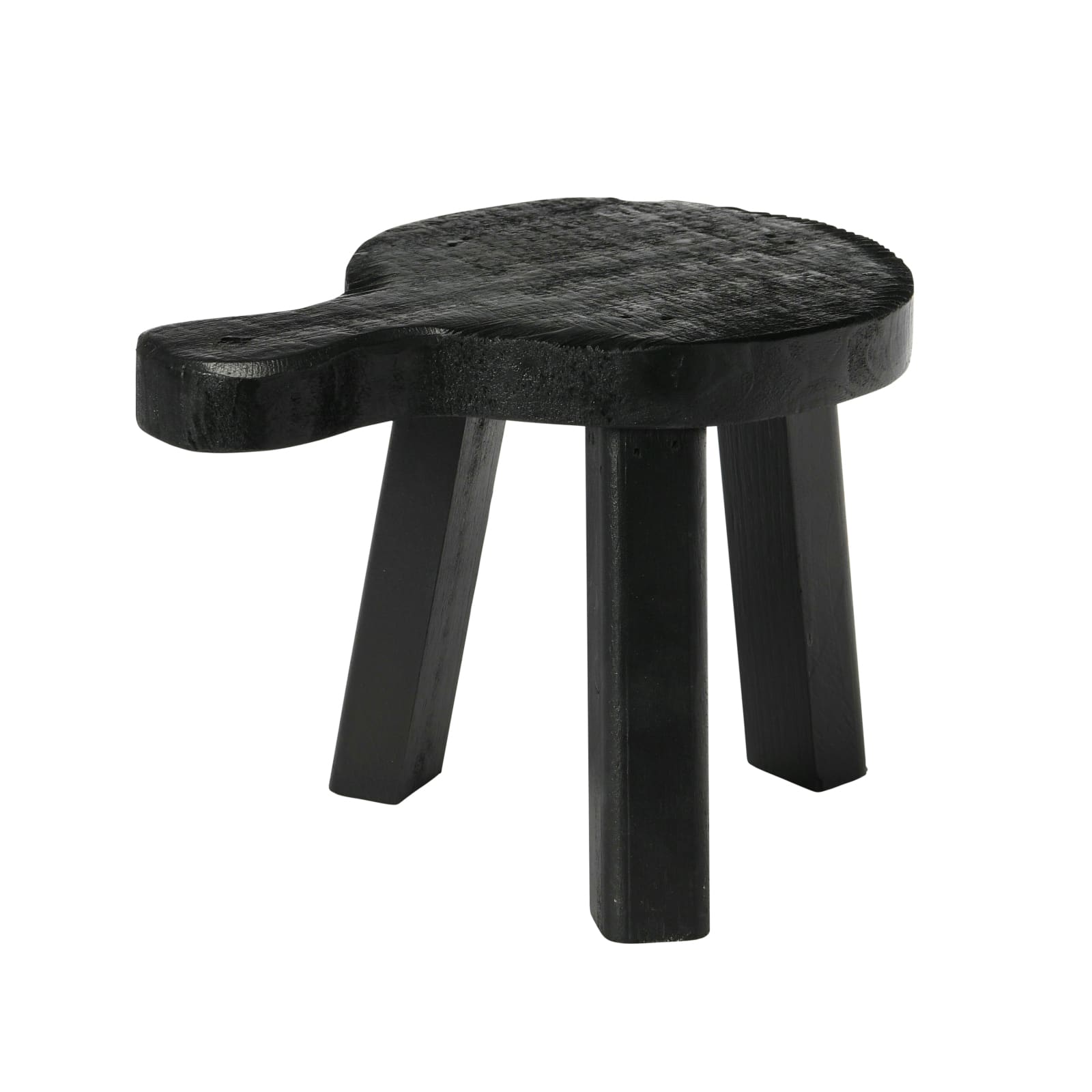 Hello Honey® 9.5" Black Decorative Smooth Wood Pedestal