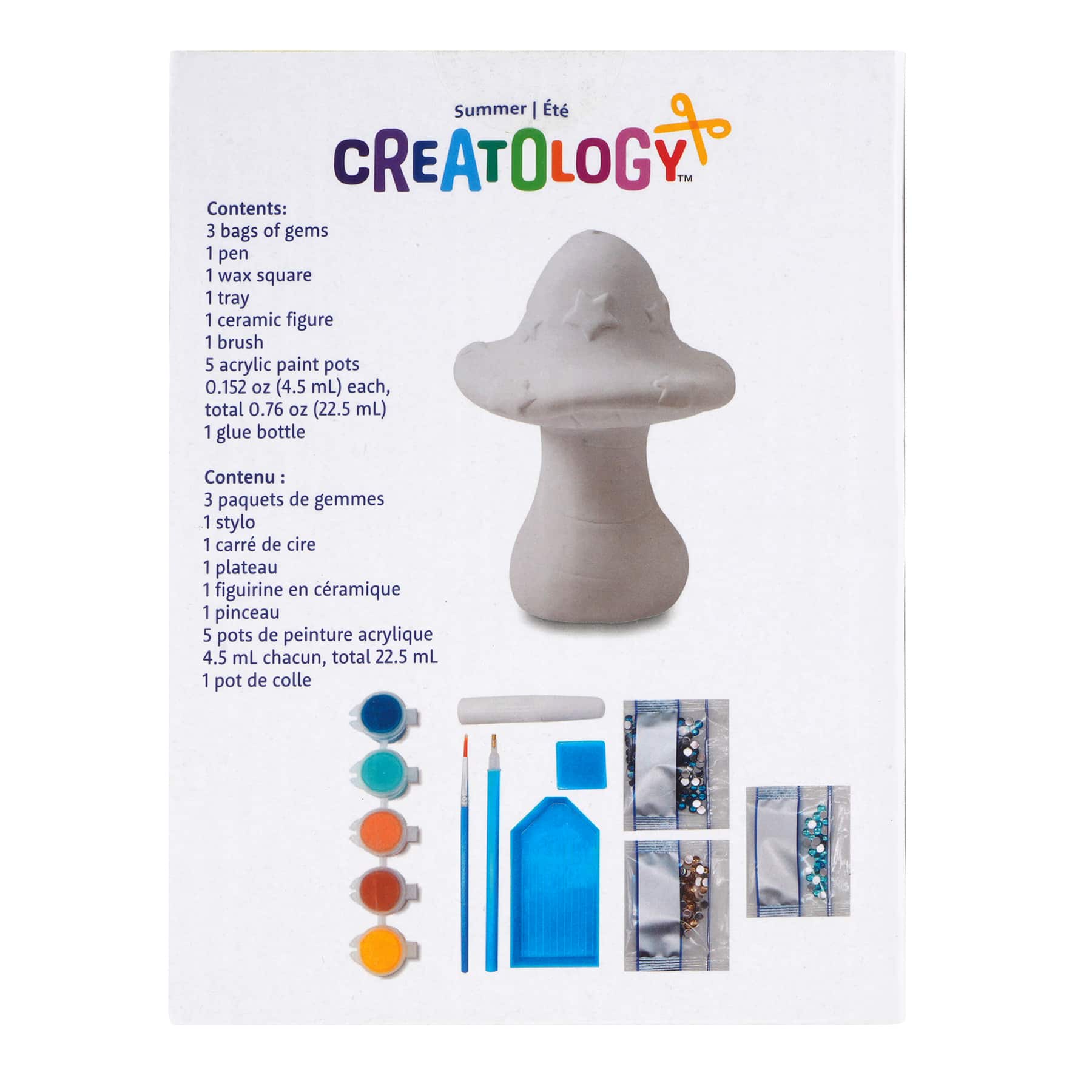 Summer Mushroom Ceramic Diamond Art Shape Kit by Creatology&#x2122;