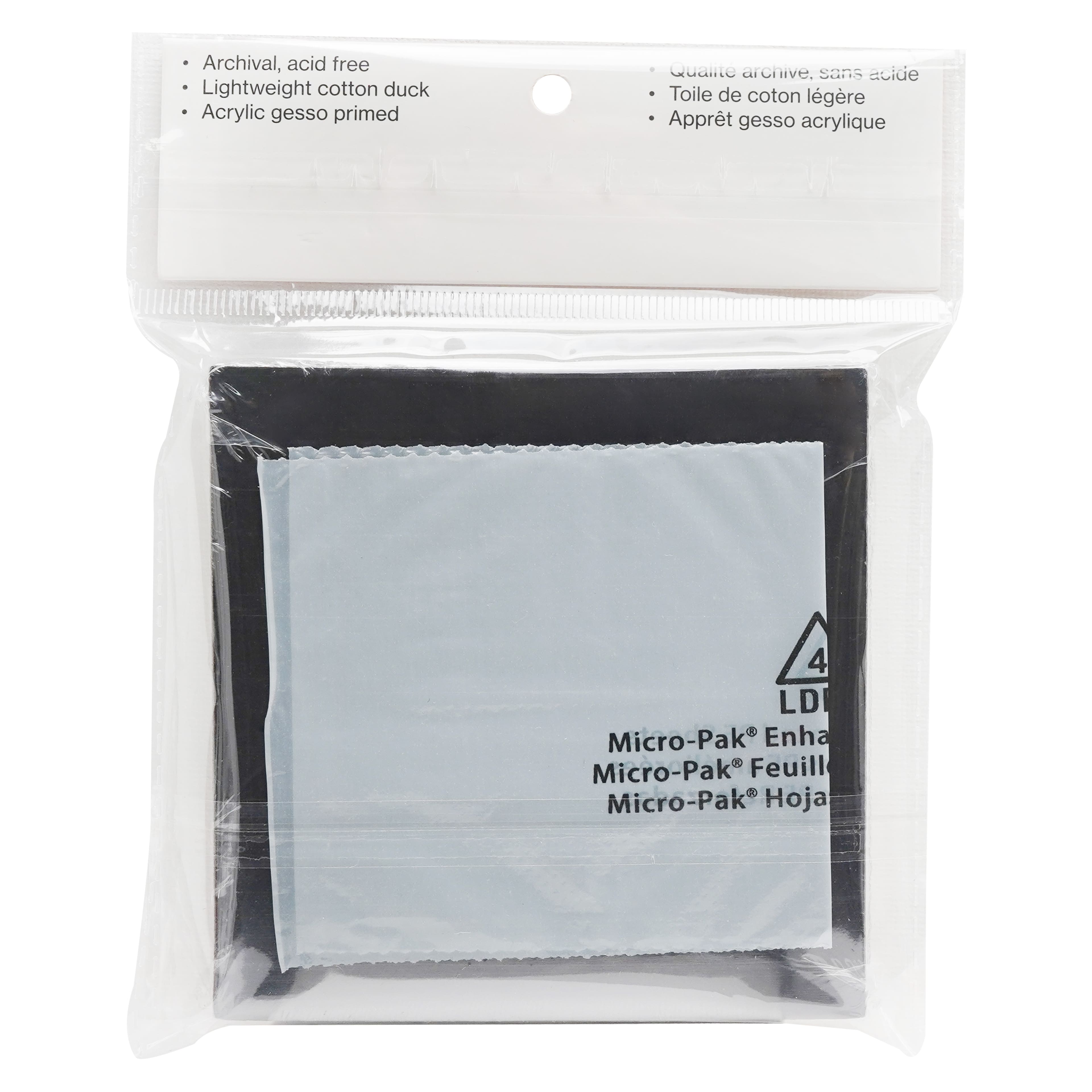 5 Pack 4&#x22; Shaped Magnetic Canvas Panels by Craft Smart&#x2122;