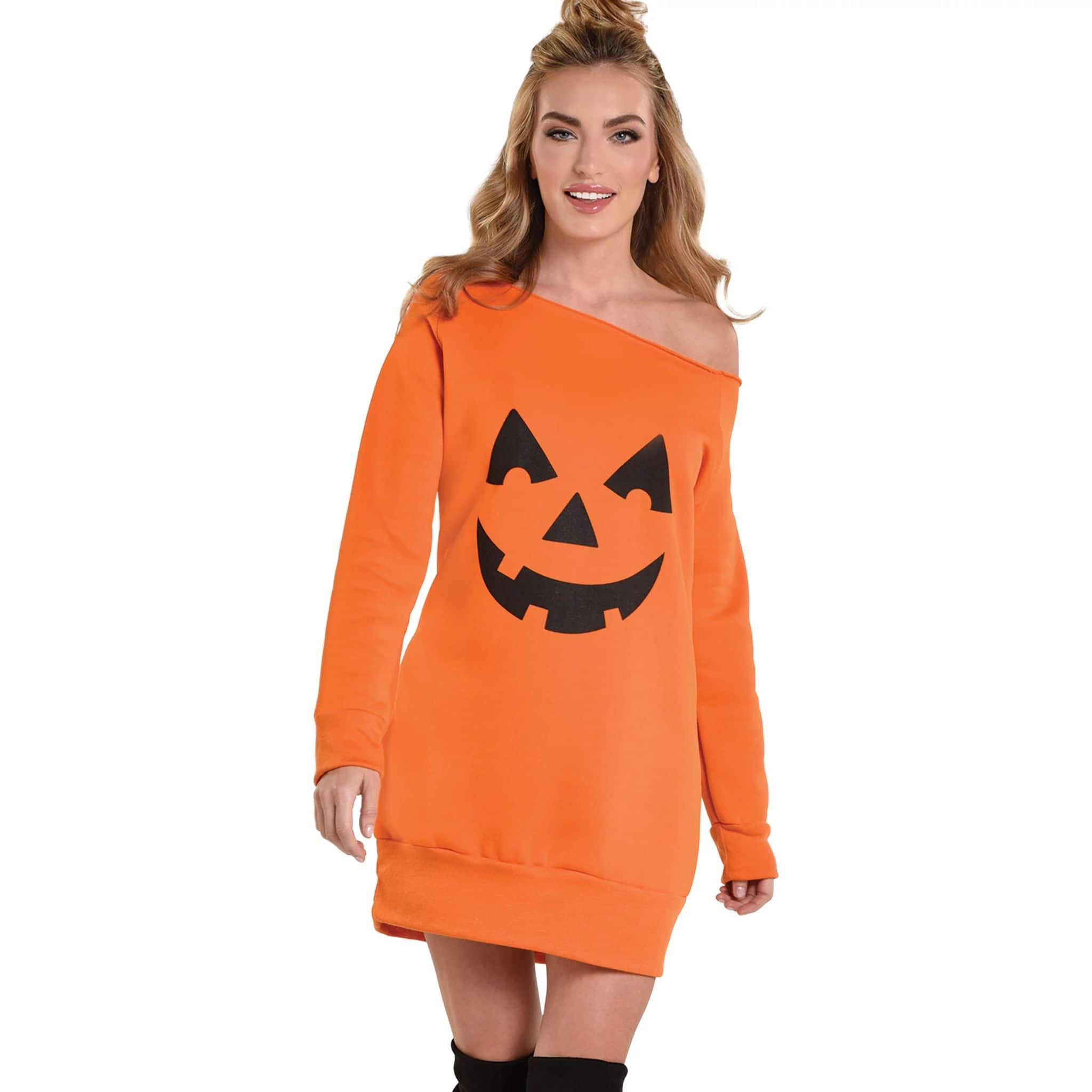 Pumpkin Off Shoulder Adult Costume Tunic | Michaels