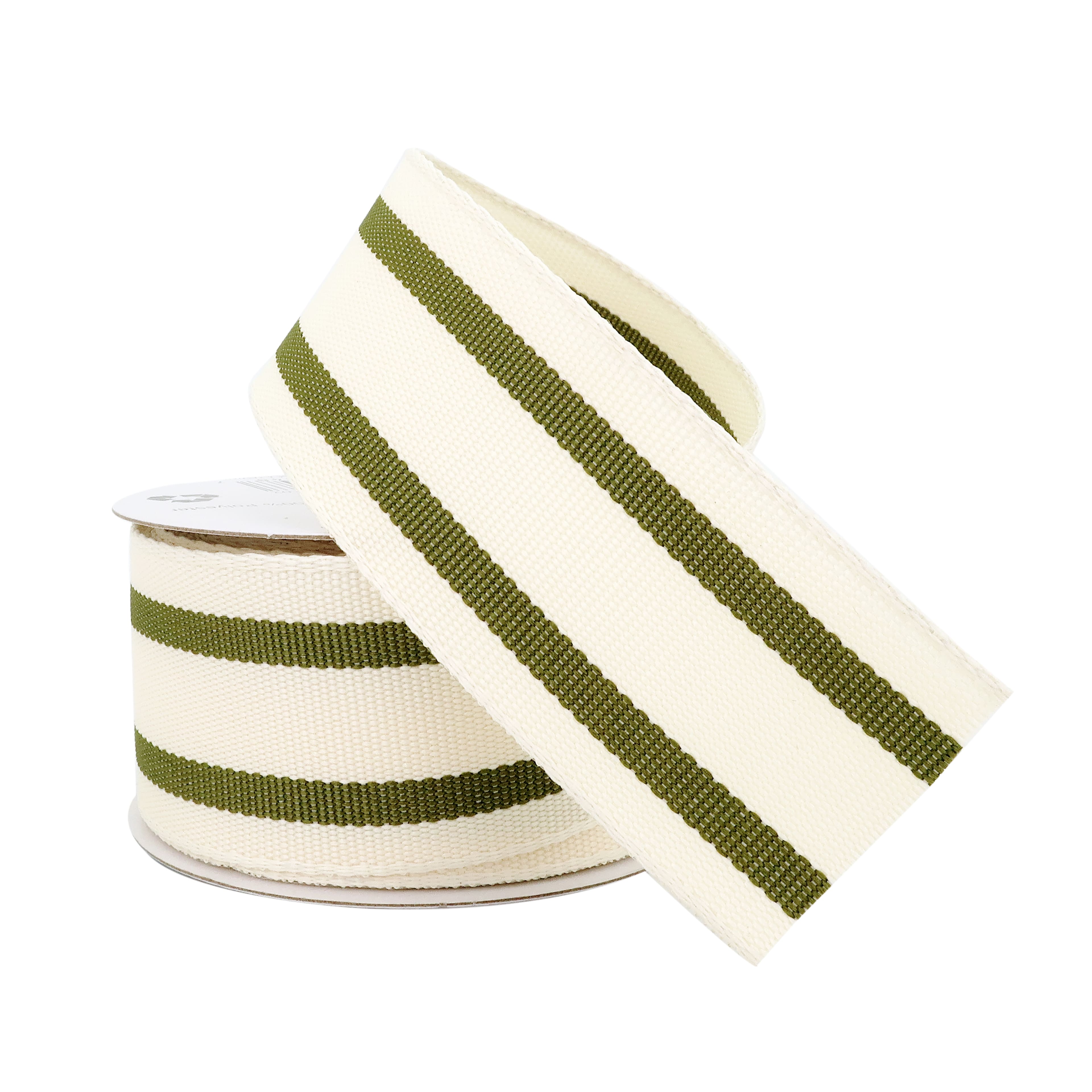 12 Pack: 1.5&#x22; x 3yd. Wired Ticking Stripe Ribbon by Celebrate It&#x2122;