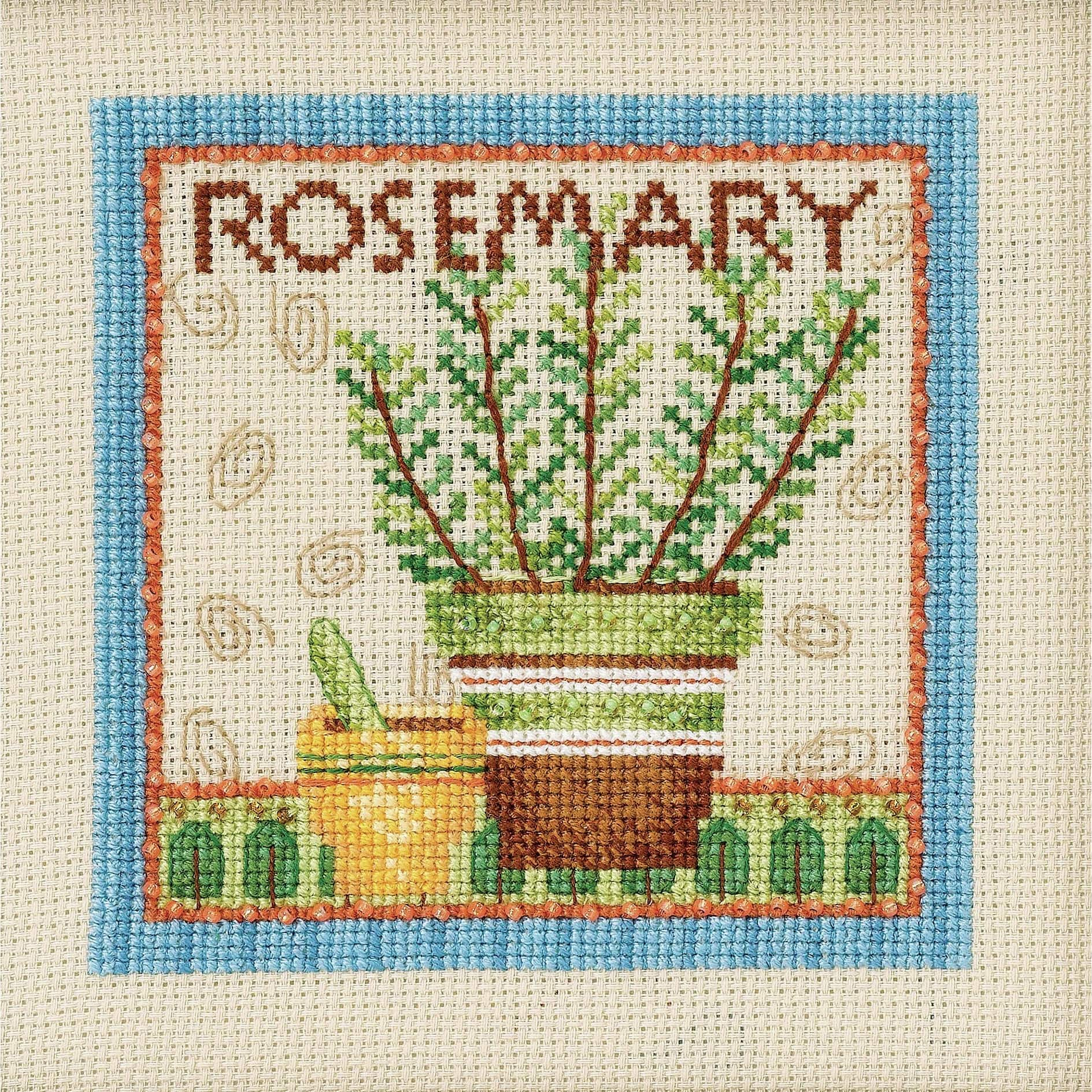 Mill Hill® Debbie Mumm® Rosemary Beaded Counted Cross Stitch Kit | Michaels